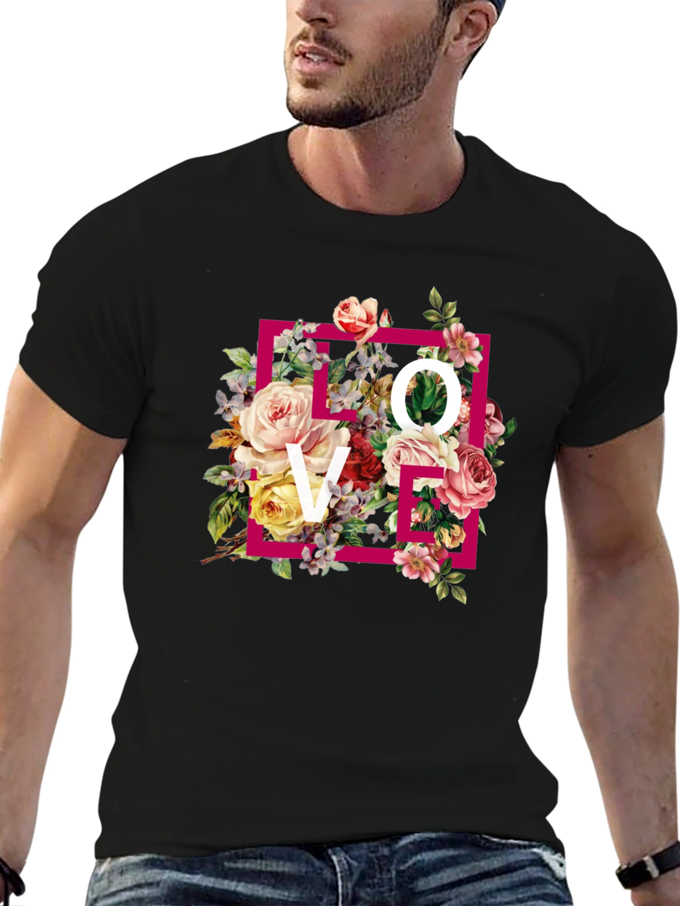 Floral Love Graphic T-Shirt - Stylish & Trendy
