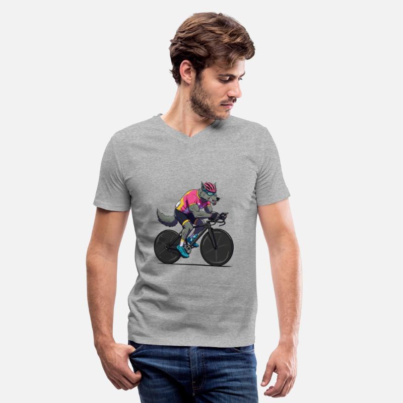 Wolf cyclist
