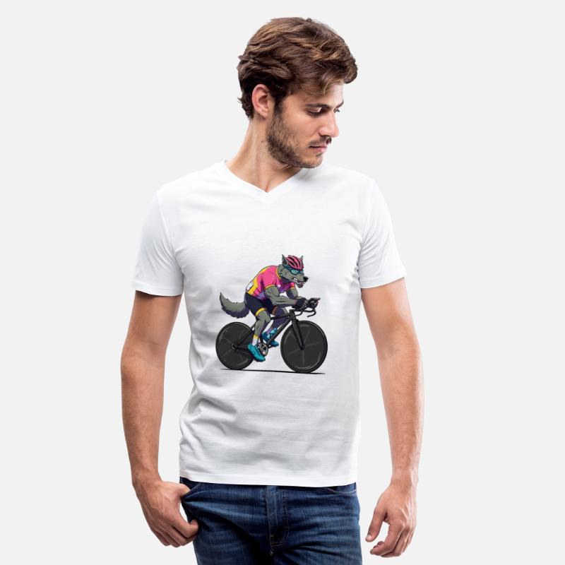 Wolf cyclist
