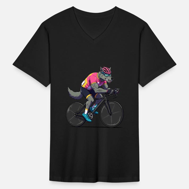 Wolf cyclist