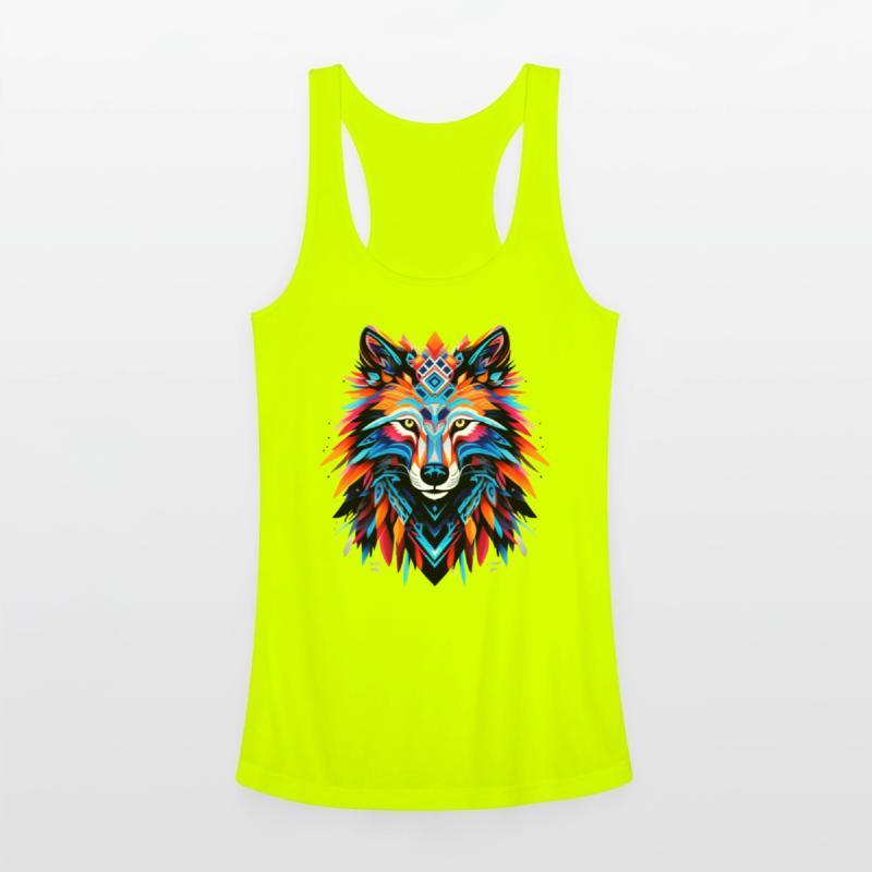 wolf Electric Echoes: Tribal Beasts Awaken in Neon