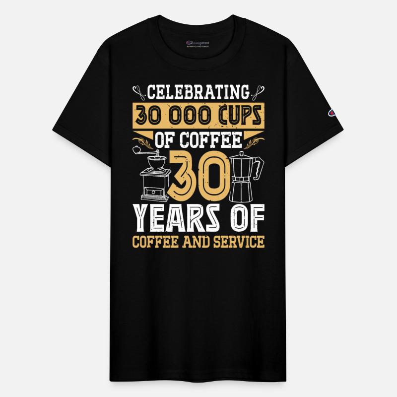 Work Anniversary Celebrating 30000 Cups Coffee