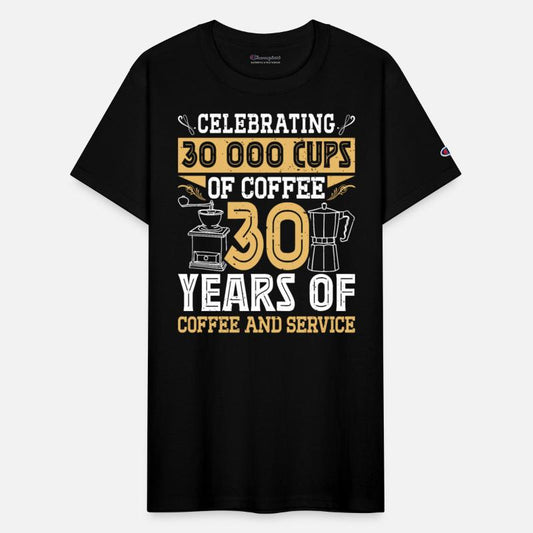 Work Anniversary Celebrating 30000 Cups Coffee