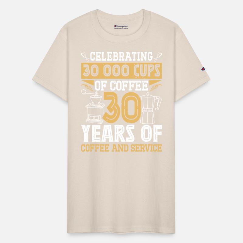 Work Anniversary Celebrating 30000 Cups Coffee