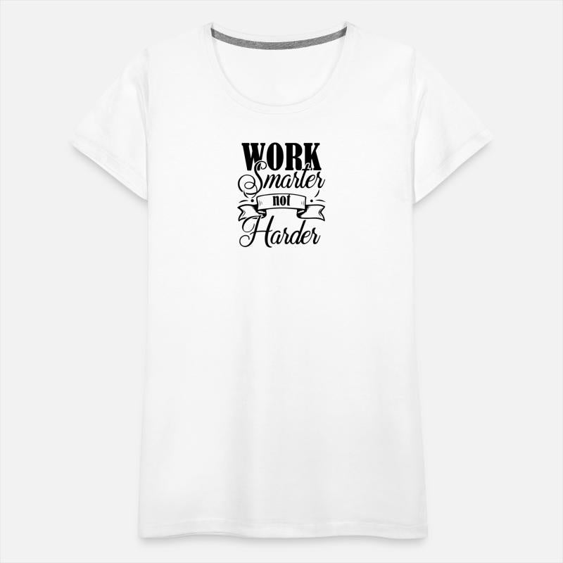 Work smarter not harder full black
