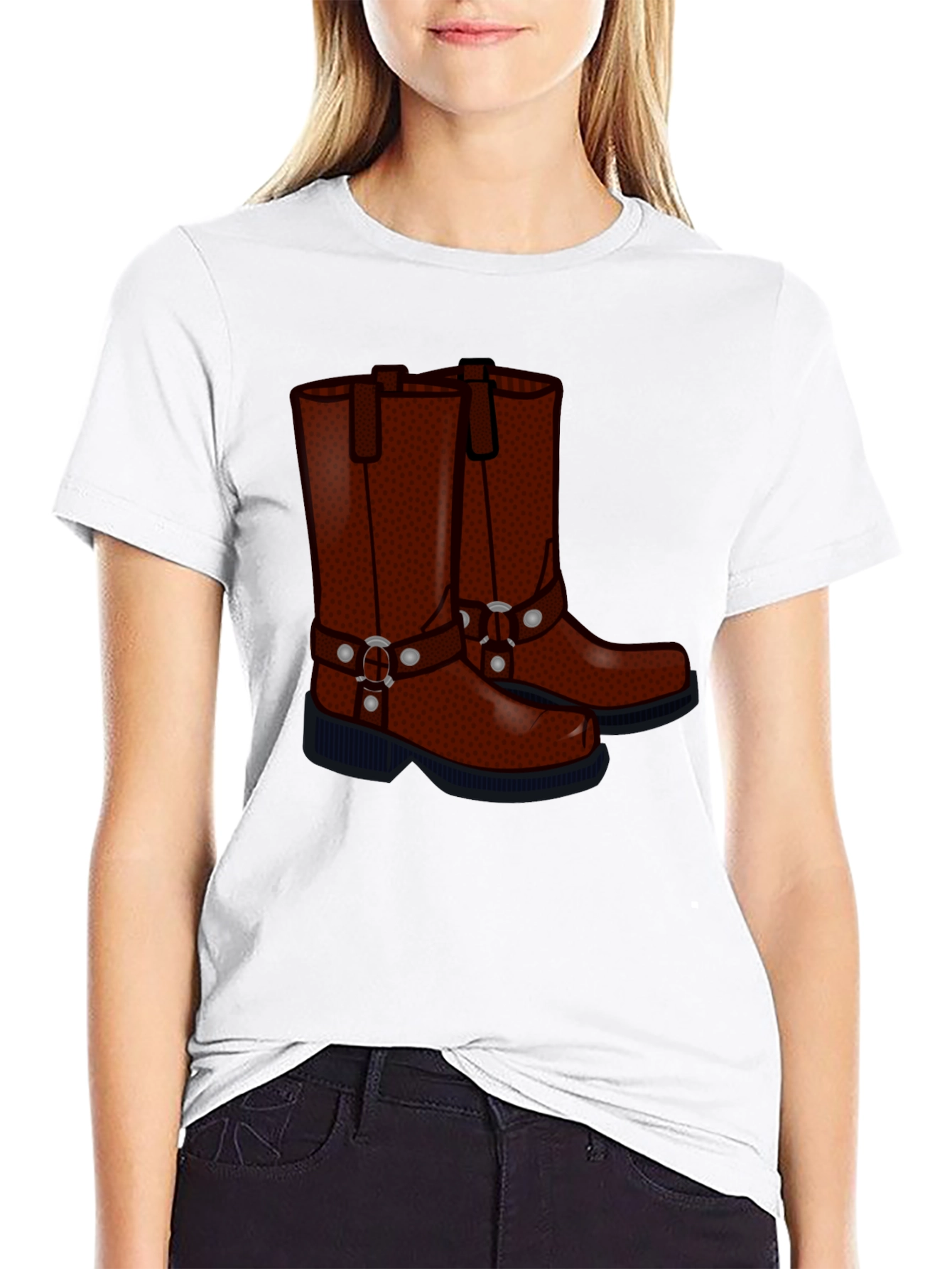 Cowboy Boots Graphic T-Shirt - Western Style Tee