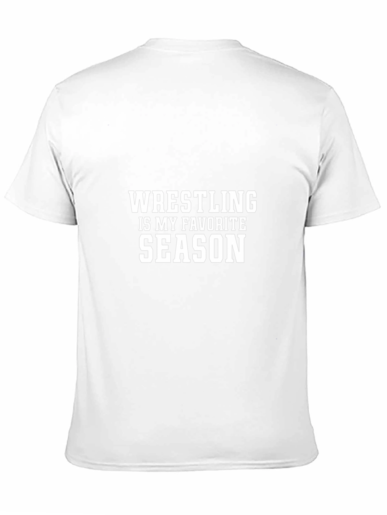 Wrestling Is My Favorite Season Black T-Shirt
