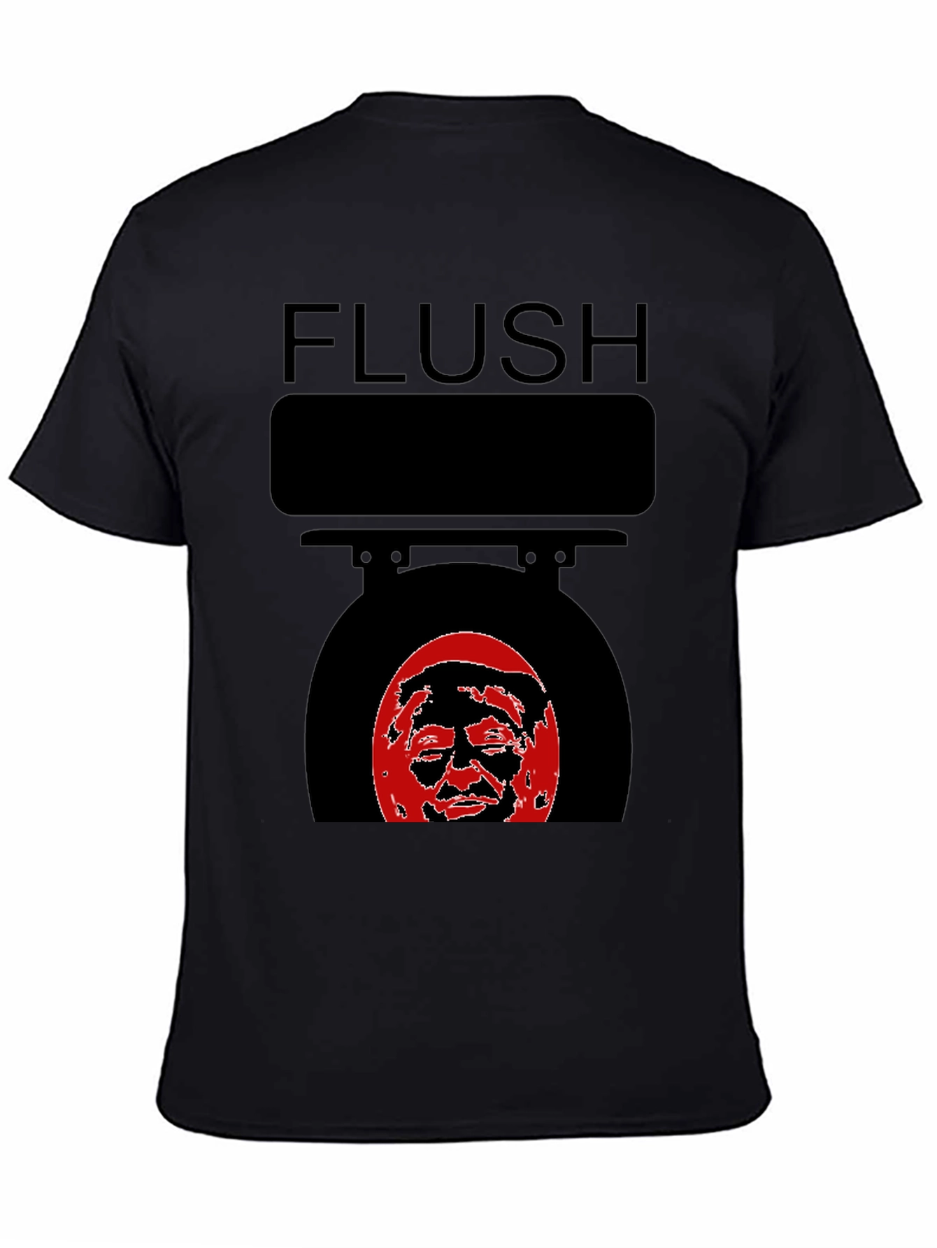 Flush Toilet T-Shirt Anti Trump Political Humor