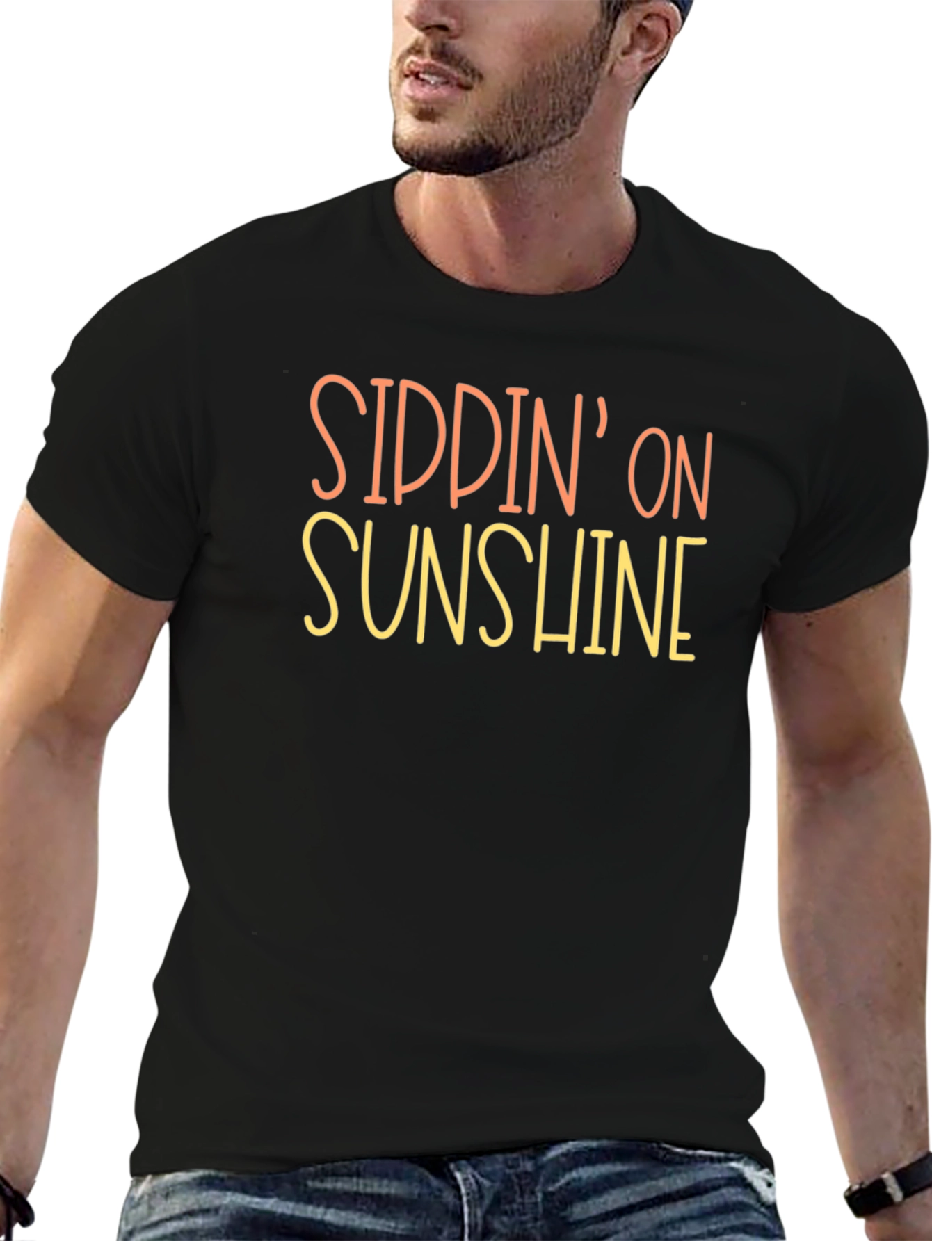 Siddin On Sunshine Graphic Tee - Black