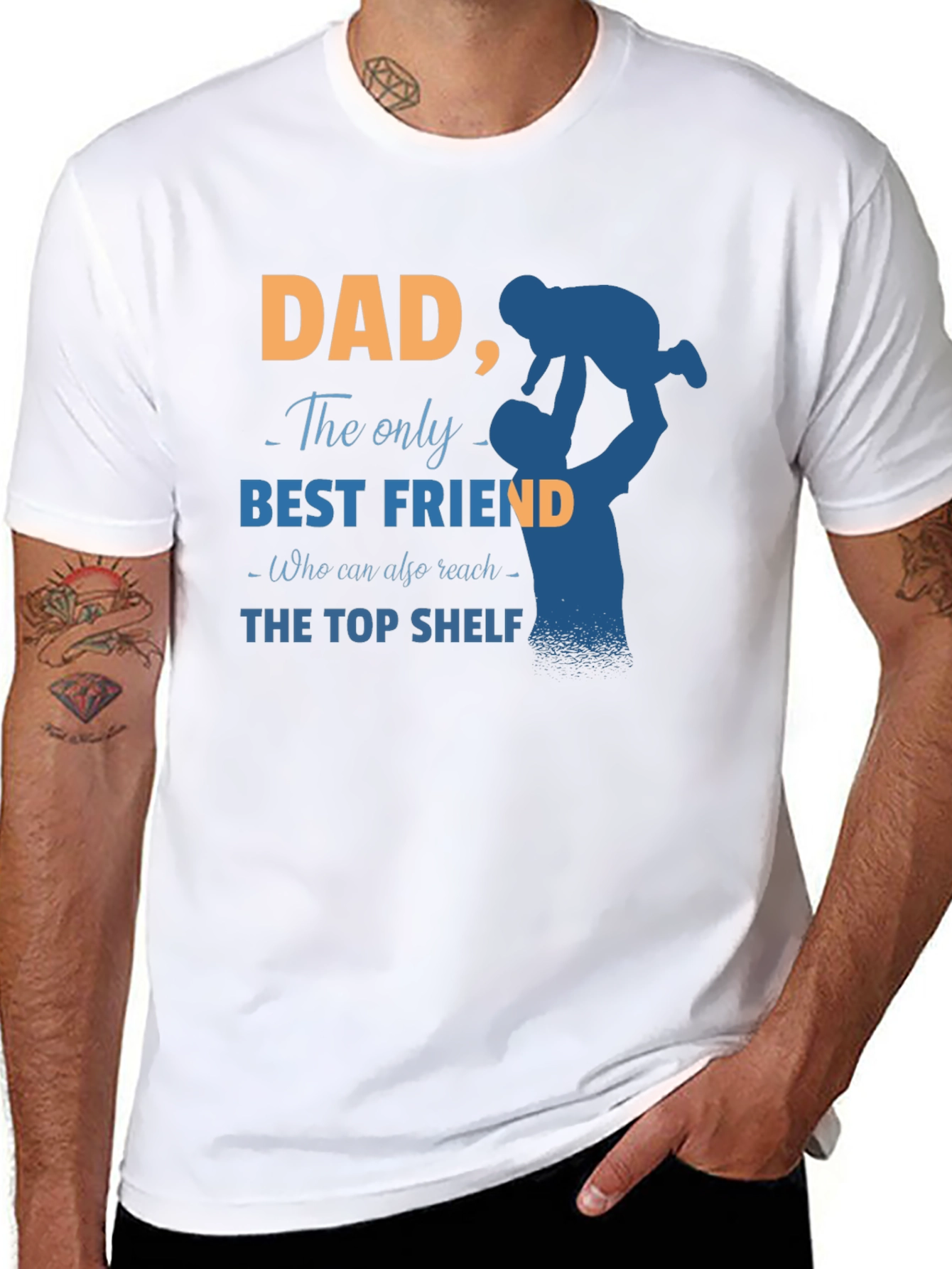 Dad Best Friend Graphic T-Shirt