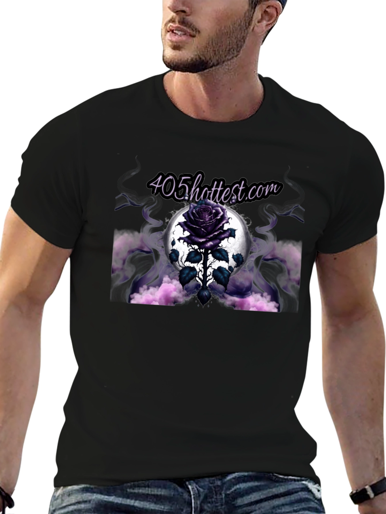 405hottest.com Rose Graphic T-Shirt