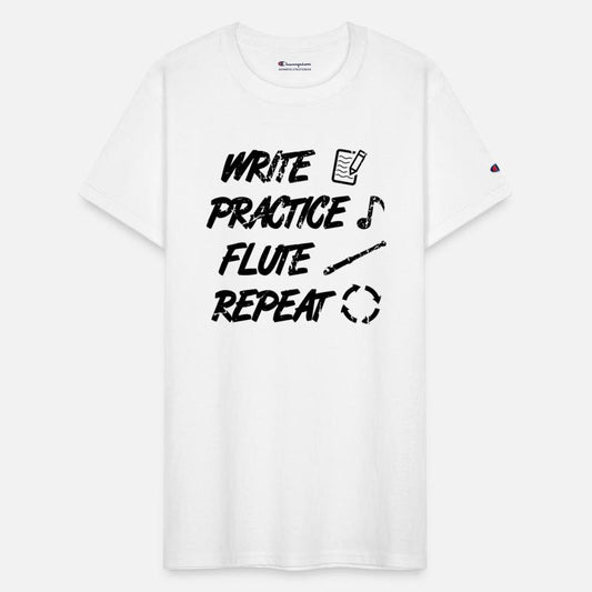 Write Practice Flute Repeat