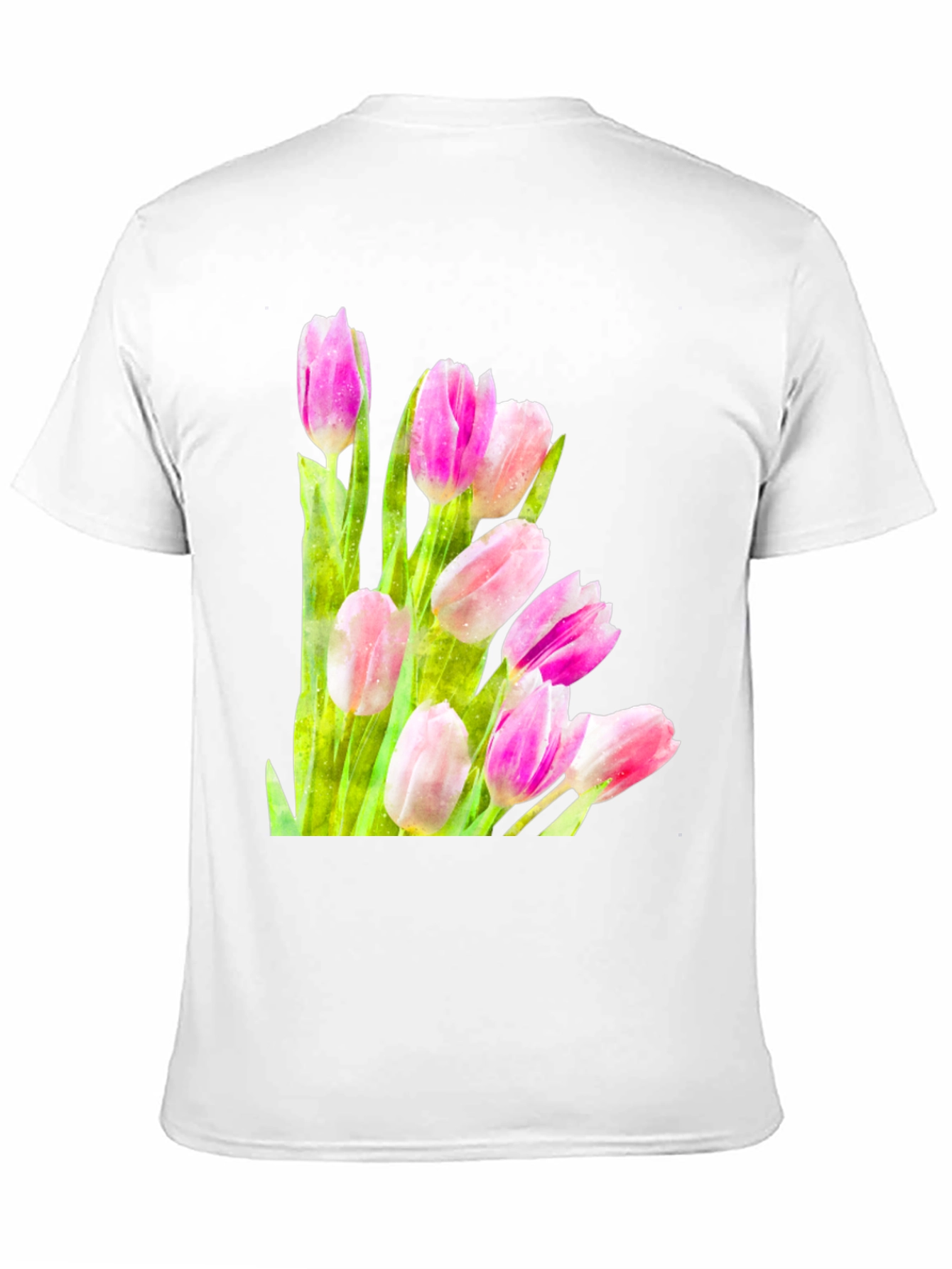 Tulip Bloom Tee - Floral Graphic T-Shirt