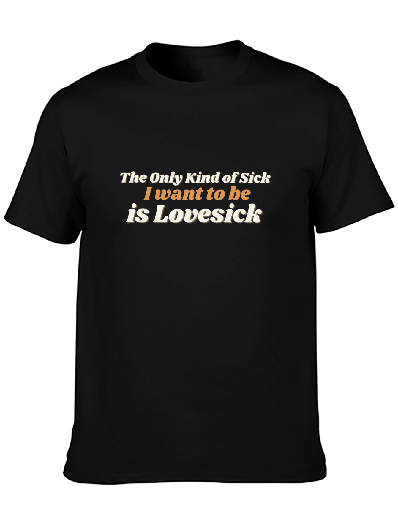 Lovesick Graphic Tee - Trendy Slogan T-Shirt