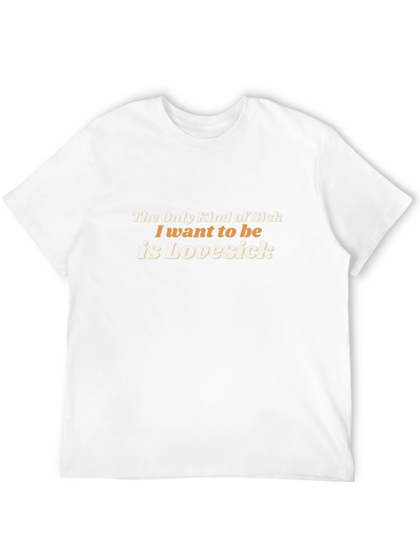 Lovesick Graphic Tee - Trendy Slogan T-Shirt