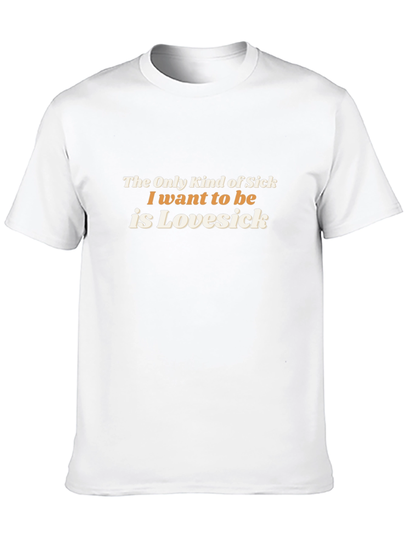 Lovesick Graphic Tee - Trendy Slogan T-Shirt