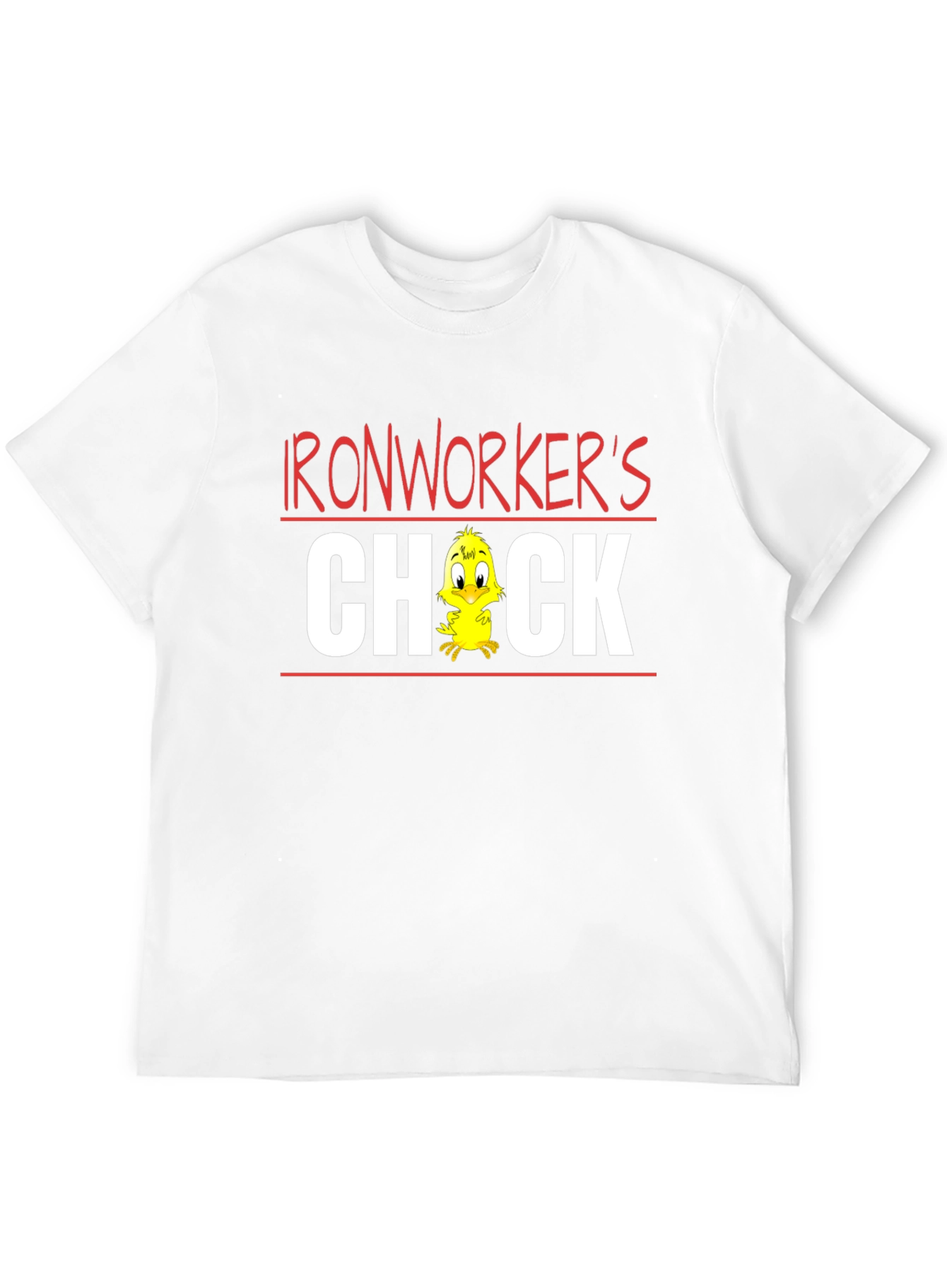 Ironworkers Chick T-Shirt - Funny Cartoon Tee