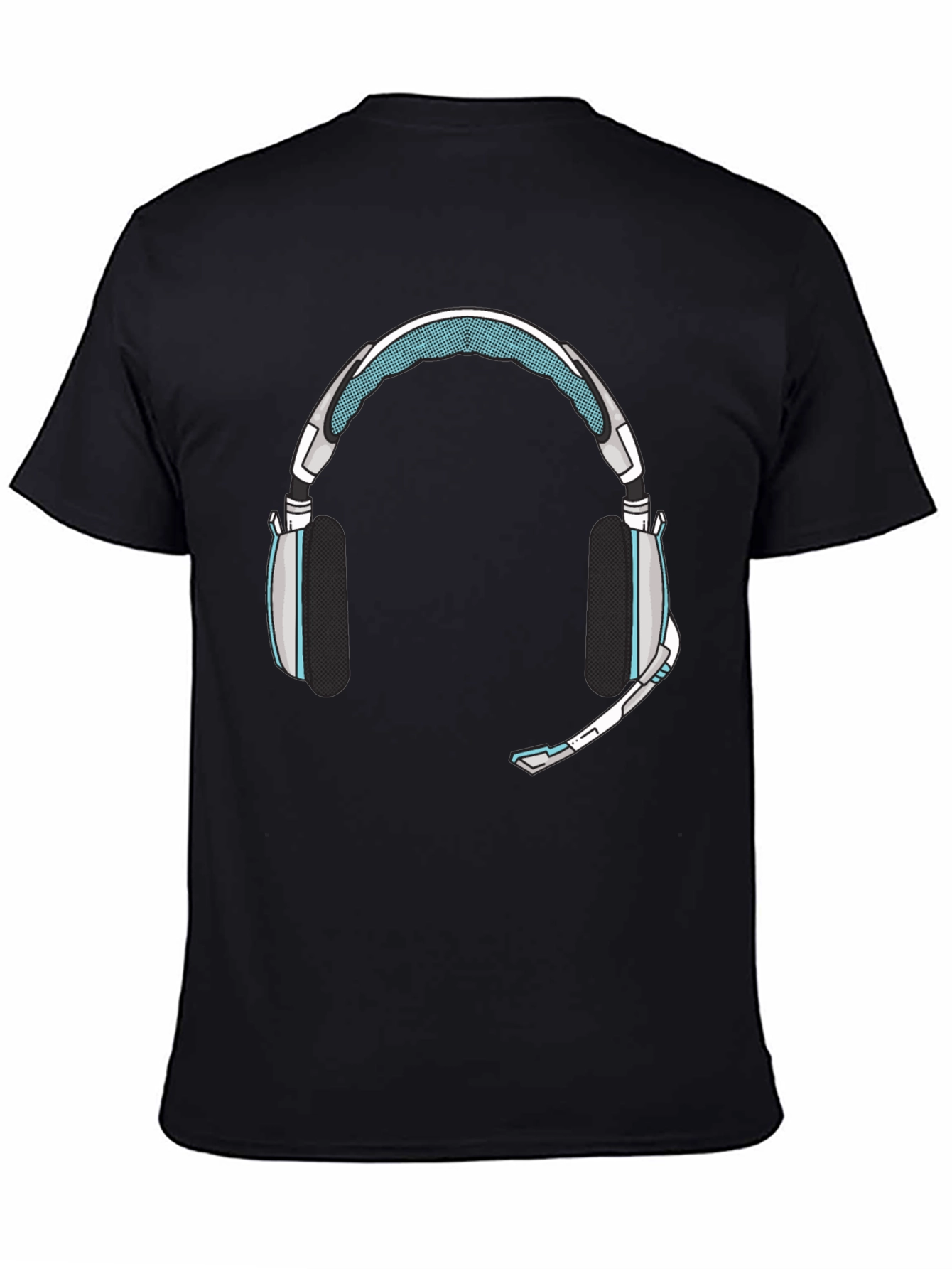 Gaming Headset Graphic Tee - Gamer Style Shirt