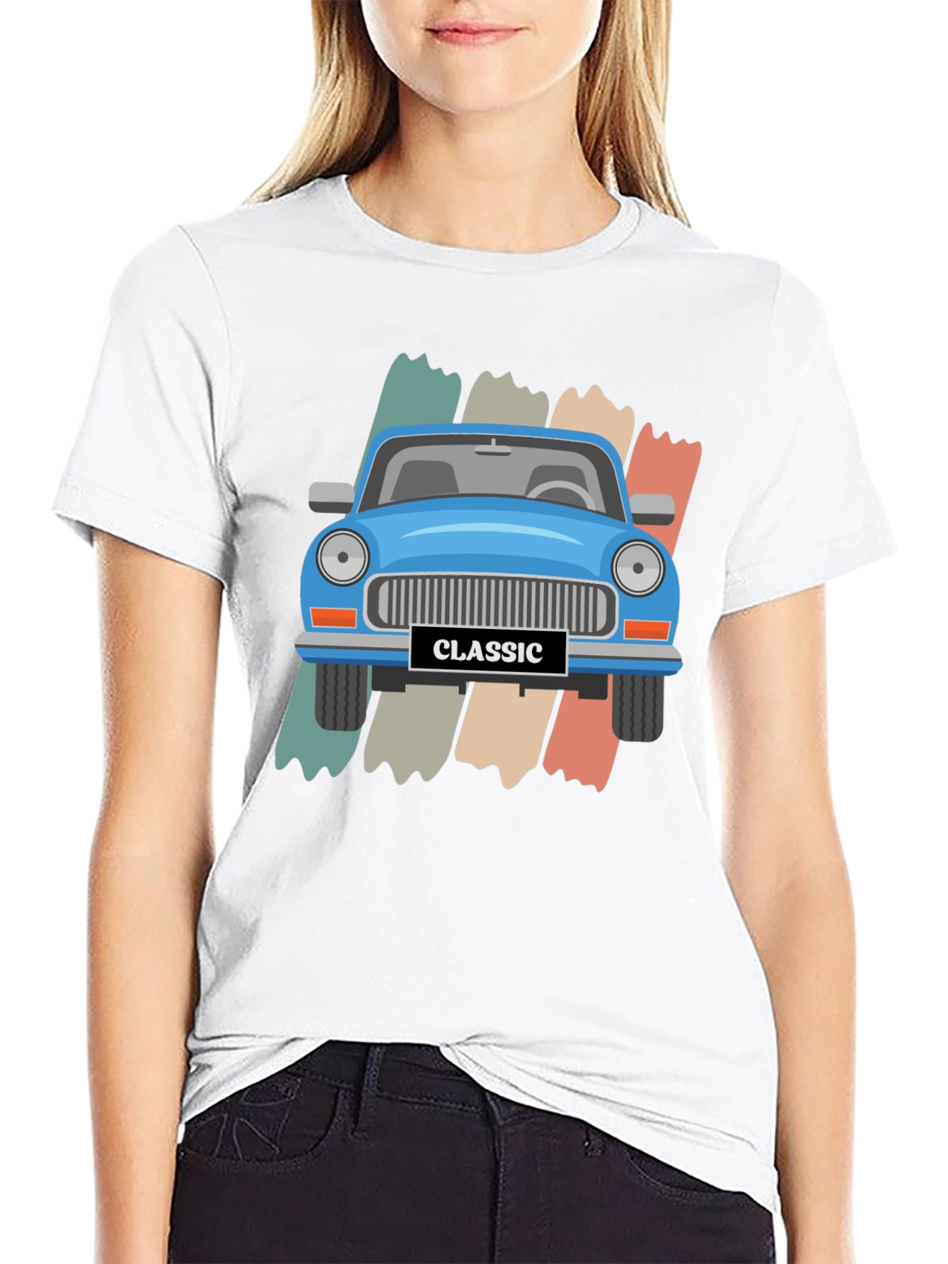 Classic Car Graphic Tee - Retro Style