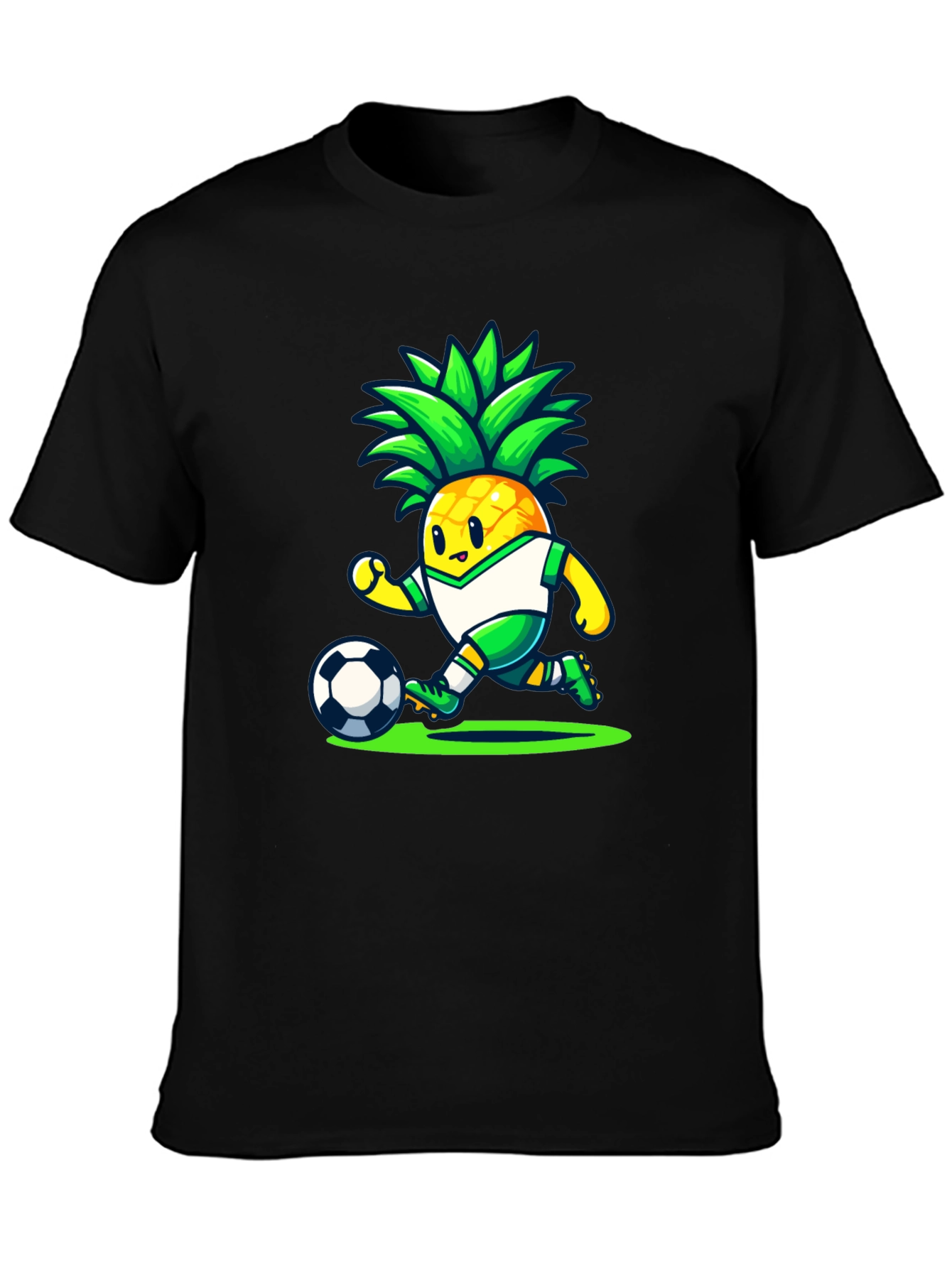 Pineapple Soccer Player Graphic Tee