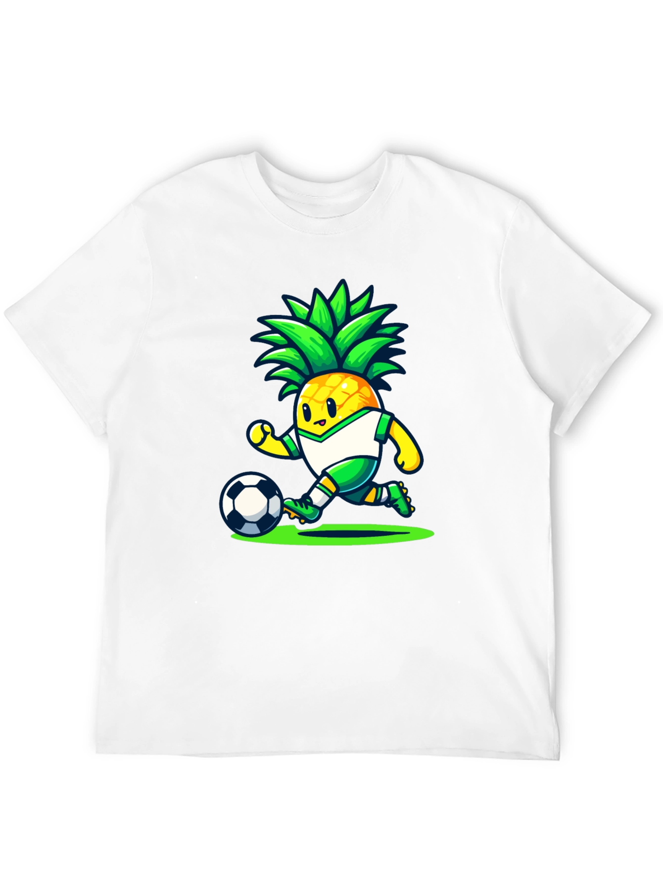 Pineapple Soccer Player Graphic Tee