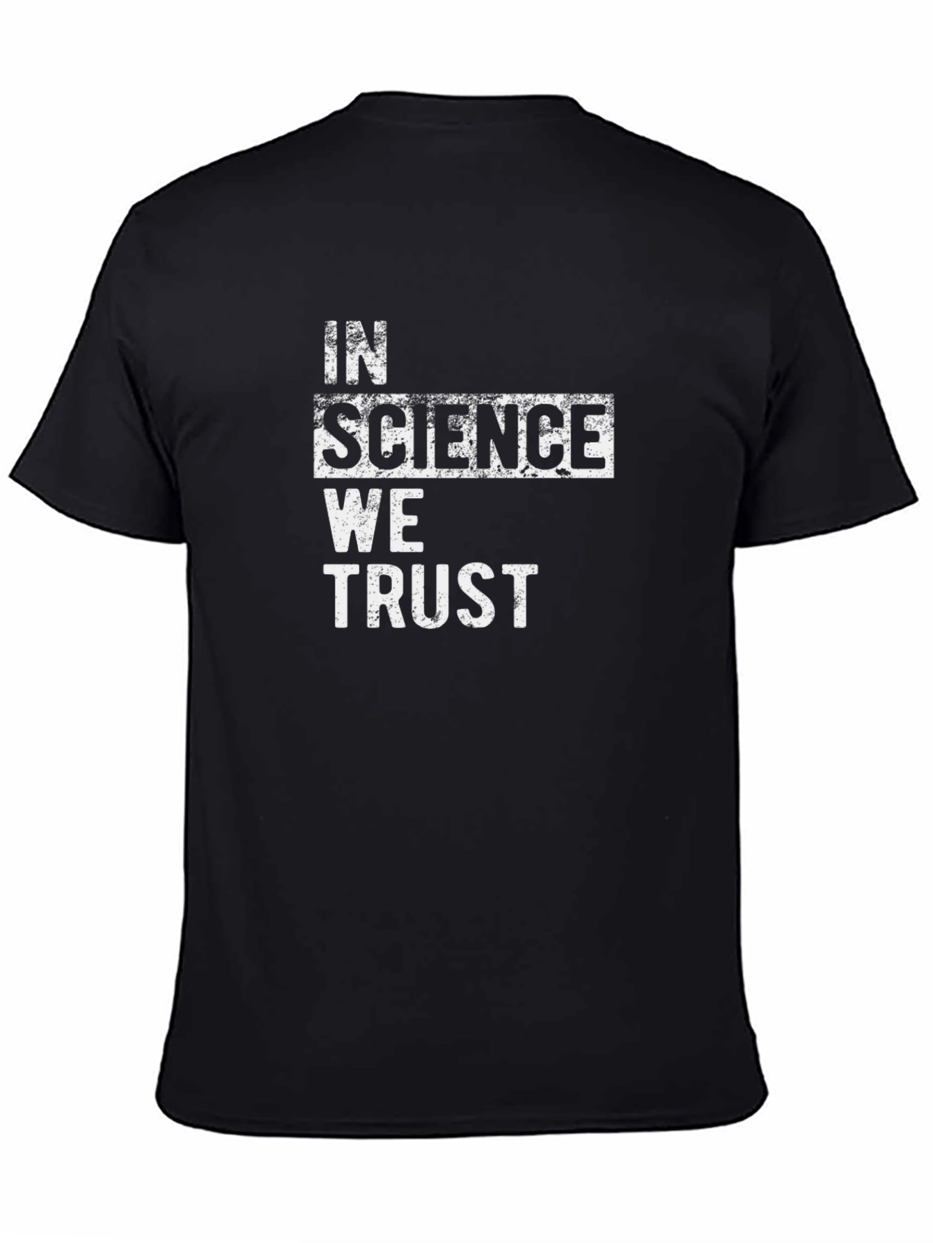 In Science We Trust Graphic Tee - Black