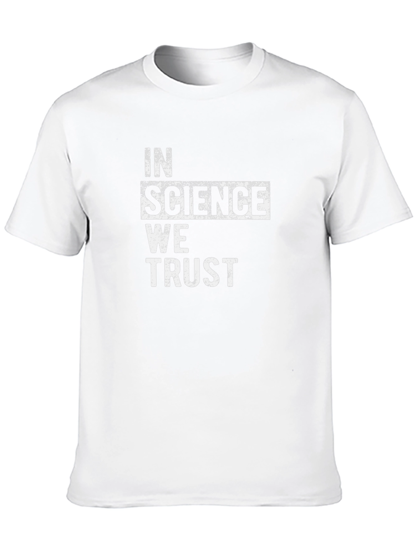 In Science We Trust Graphic Tee - Black