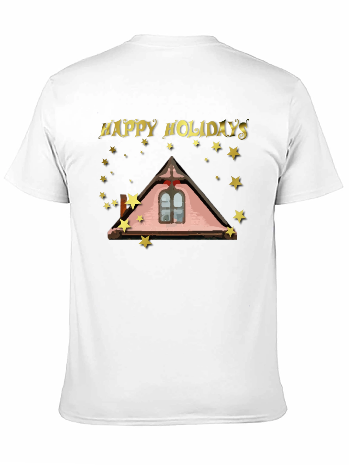 Happy Holidays Roofline Star T-Shirt