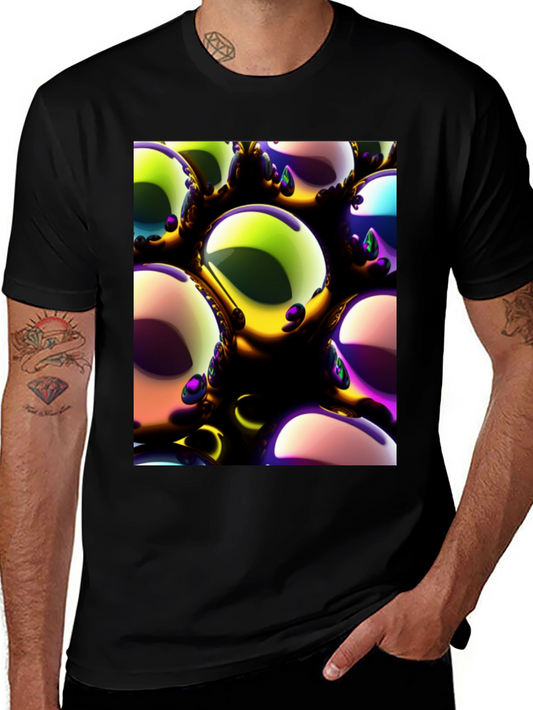 Abstract Spheres Graphic Tee