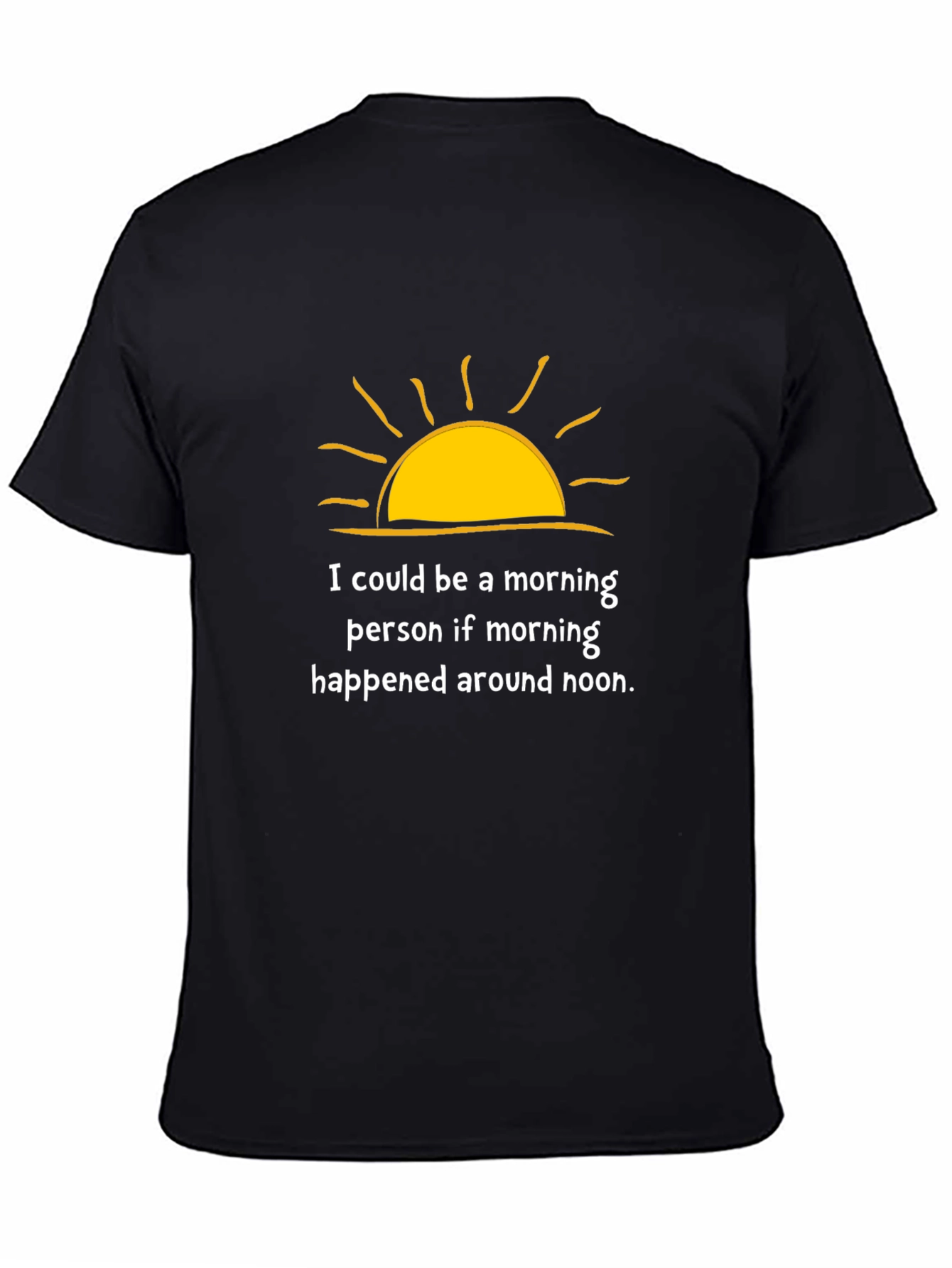 Morning Person Graphic Tee - Funny Novelty T-Shirt