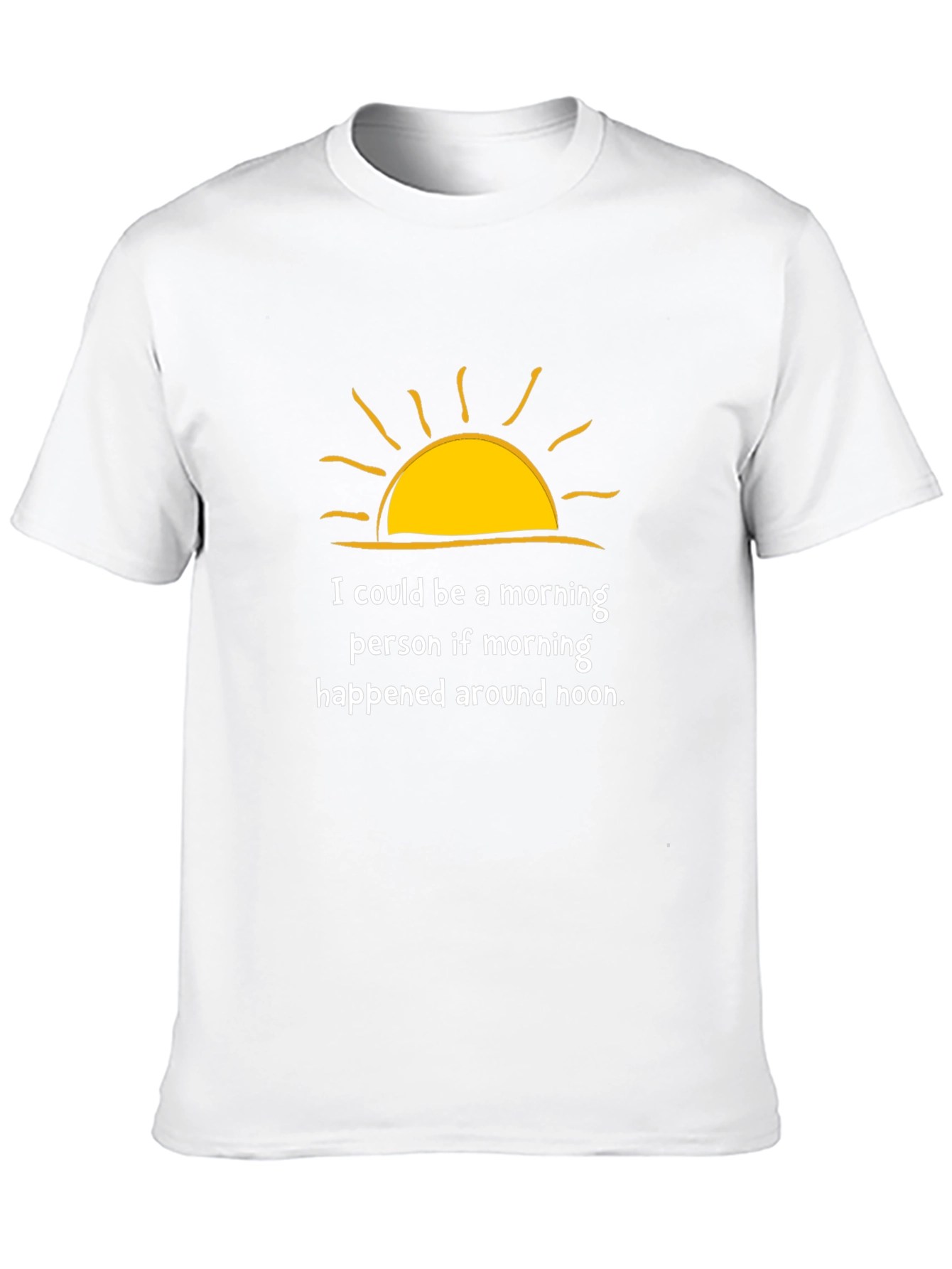 Morning Person Graphic Tee - Funny Novelty T-Shirt