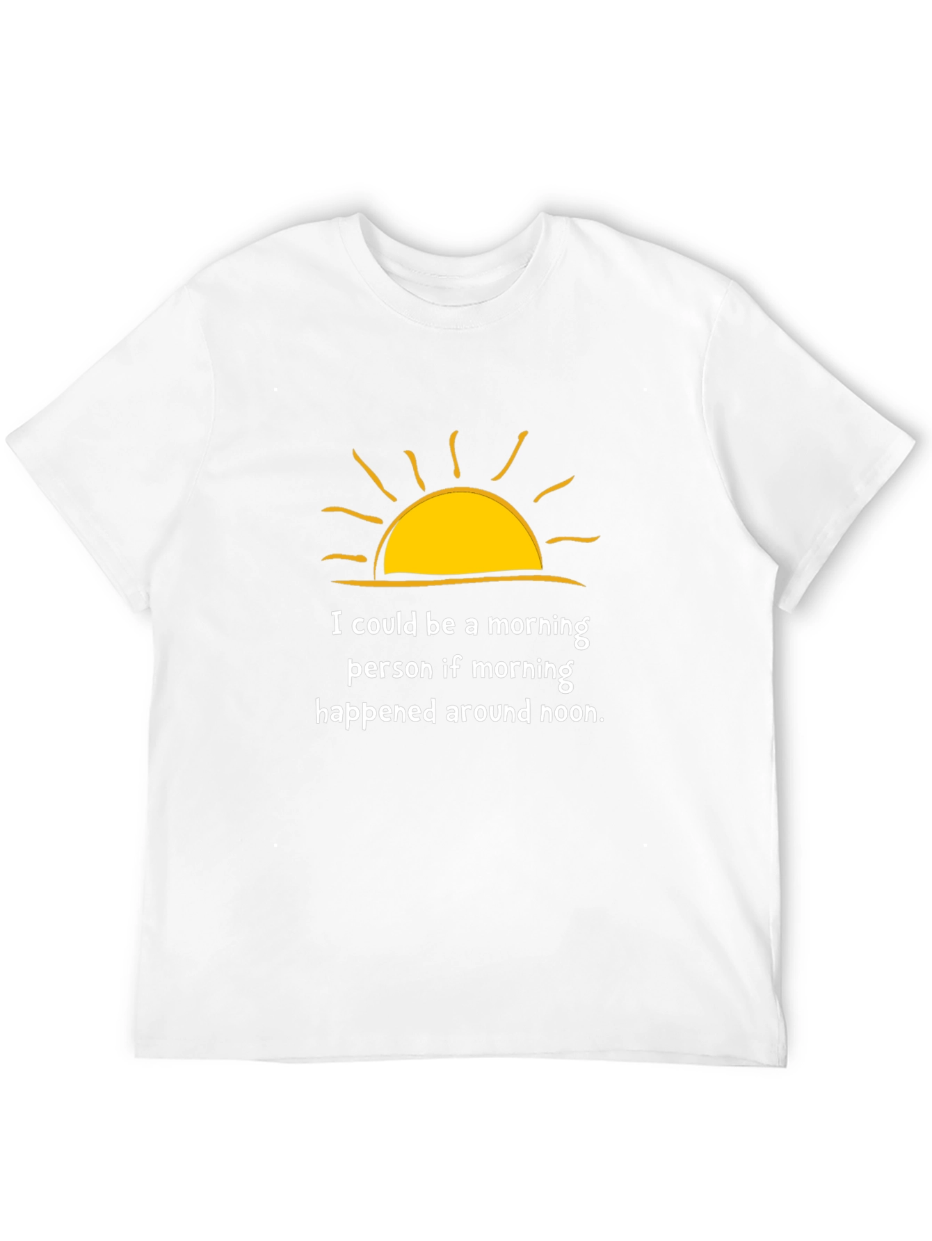 Morning Person Graphic Tee - Funny Novelty T-Shirt