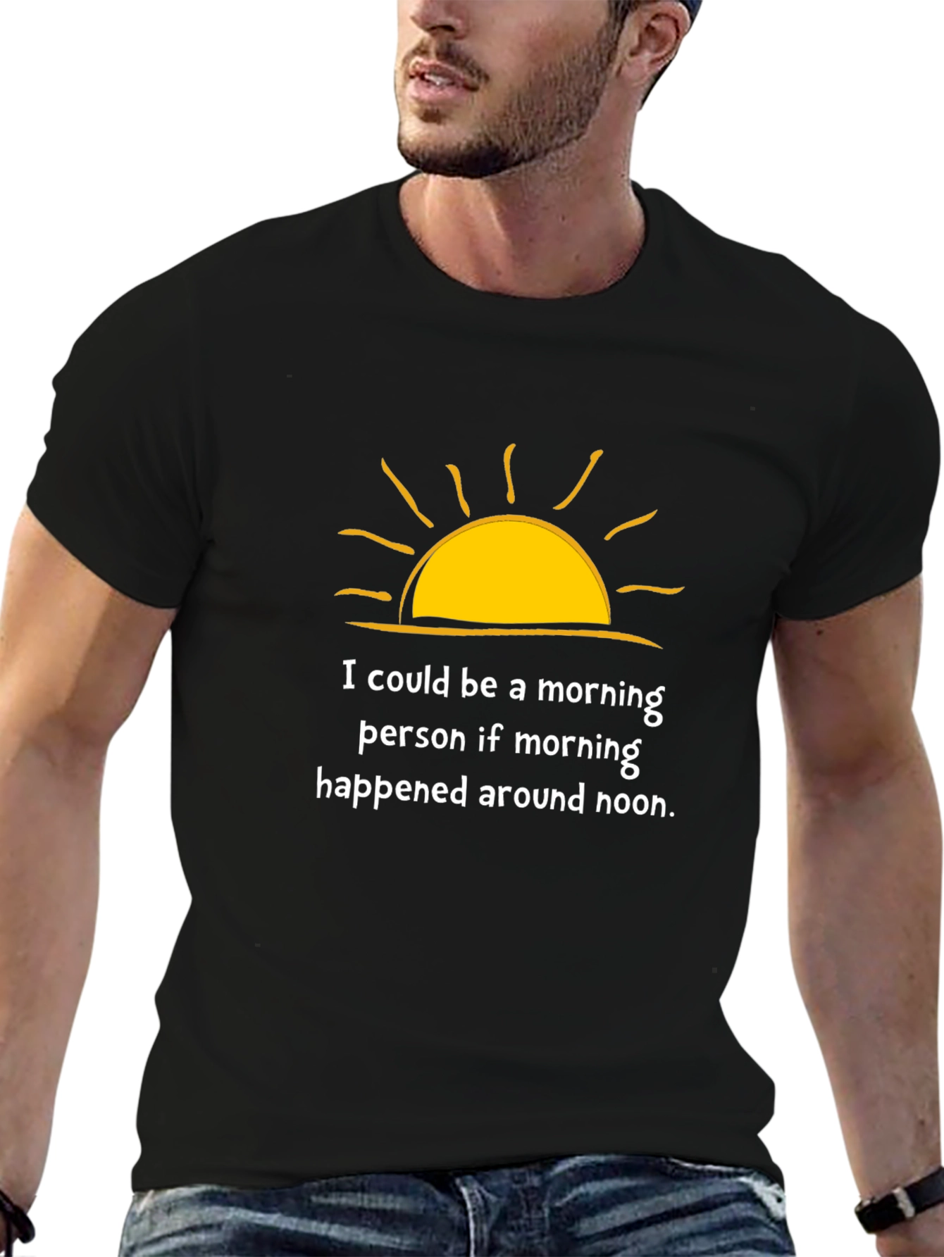 Morning Person Graphic Tee - Funny Novelty T-Shirt