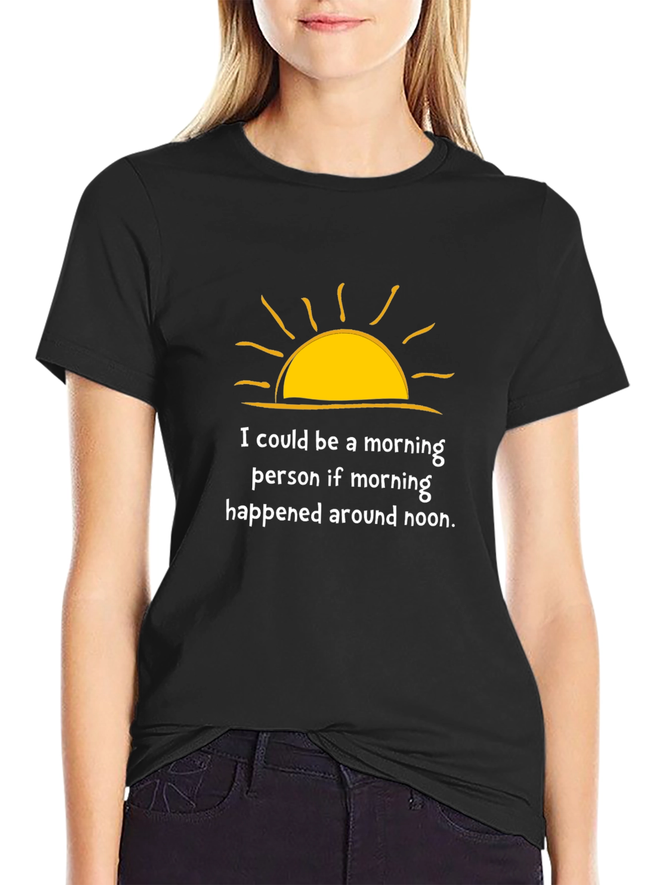 Morning Person Graphic Tee - Funny Novelty T-Shirt