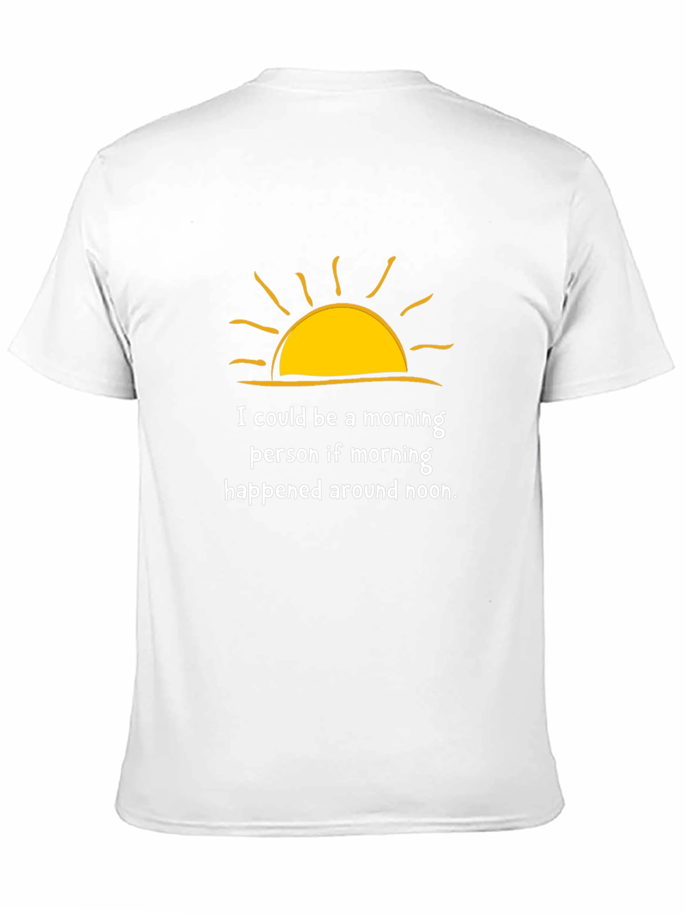 Morning Person Graphic Tee - Funny Novelty T-Shirt