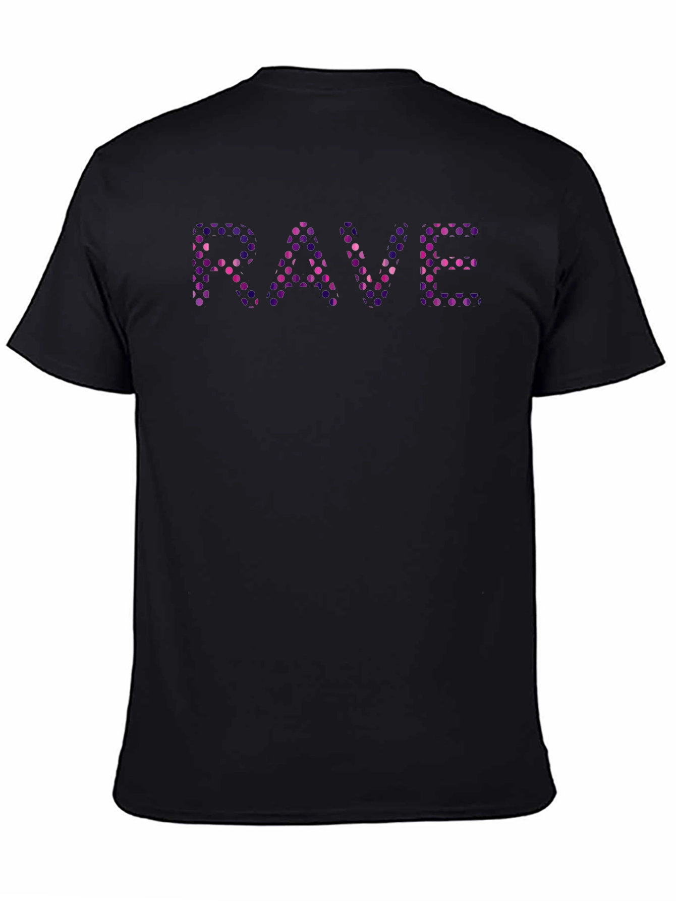 Rave Graphic Print Black T-Shirt