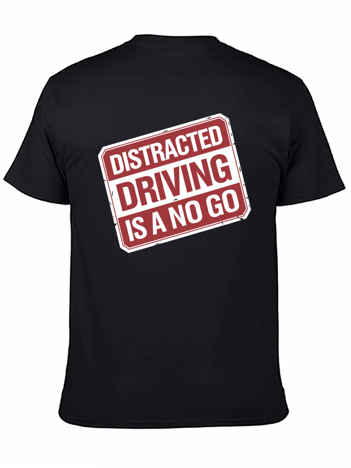 Distracted Driving No Go Graphic Tee