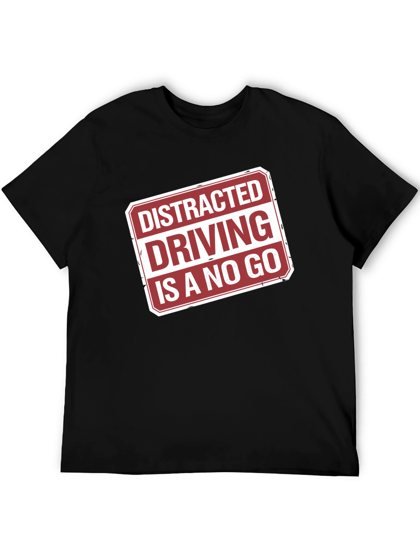 Distracted Driving No Go Graphic Tee
