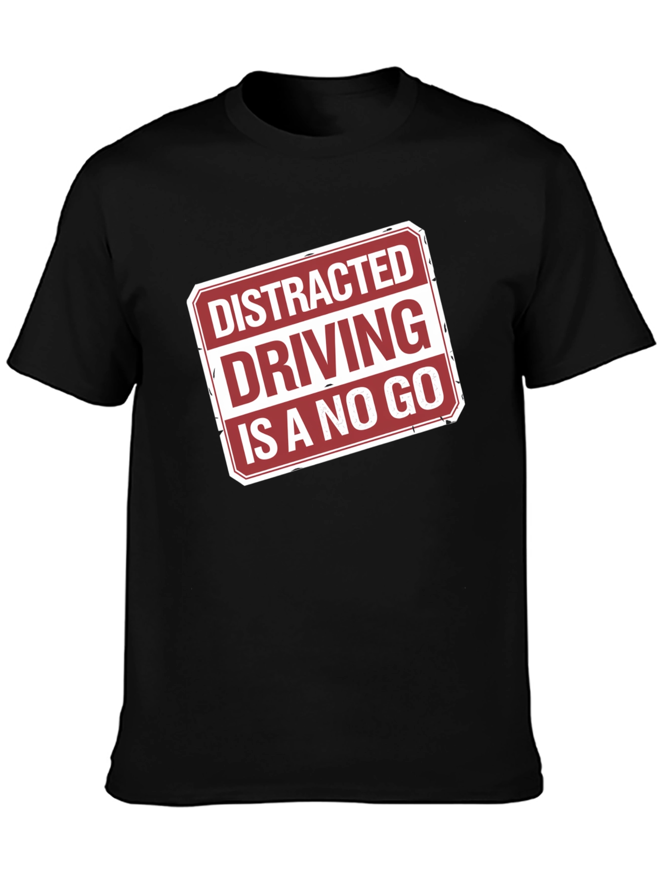 Distracted Driving No Go Graphic Tee