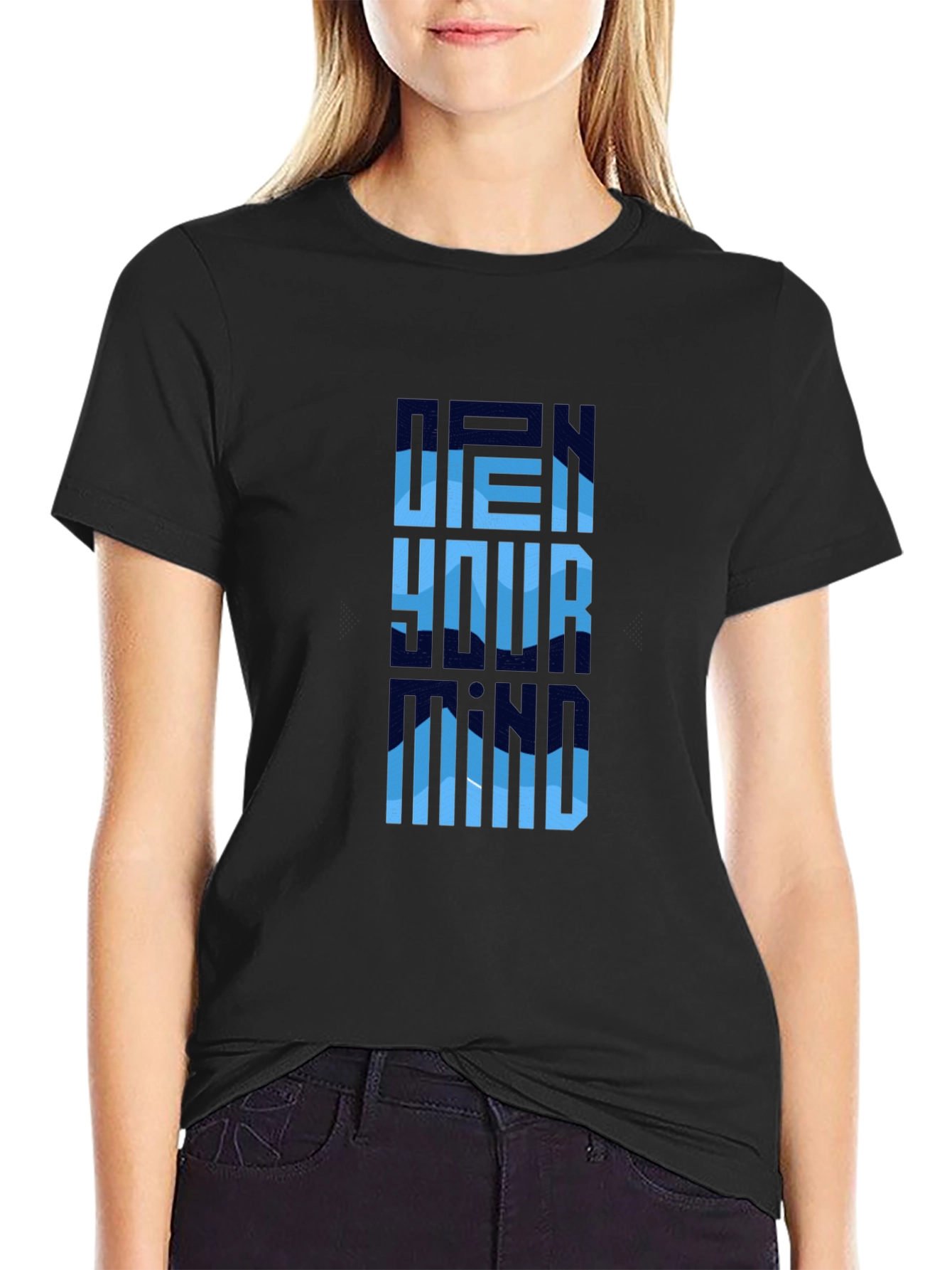 Open Your Mind Graphic Tee - Cool Design