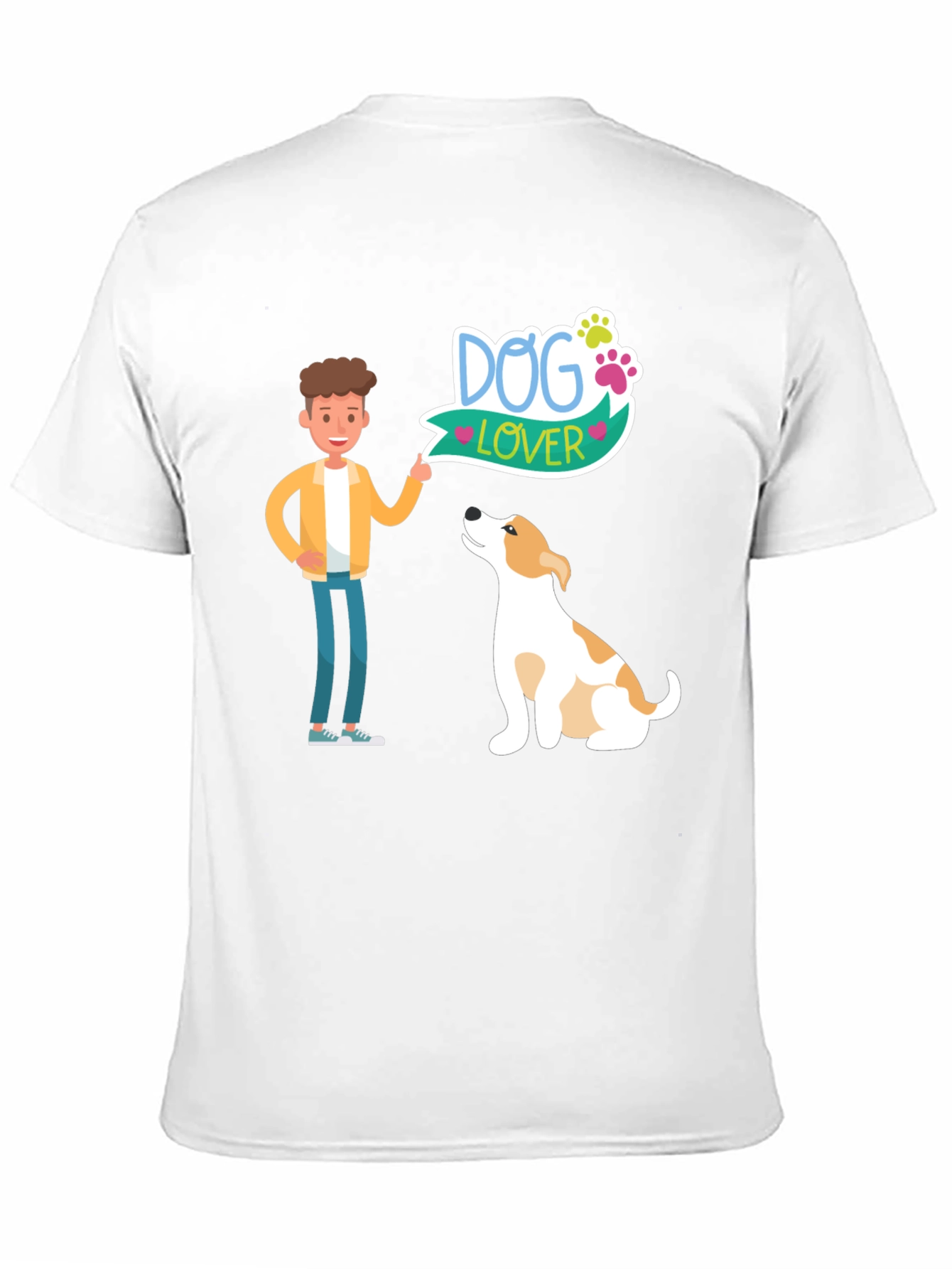 Dog Lover Graphic Tee - Mens Black T-Shirt