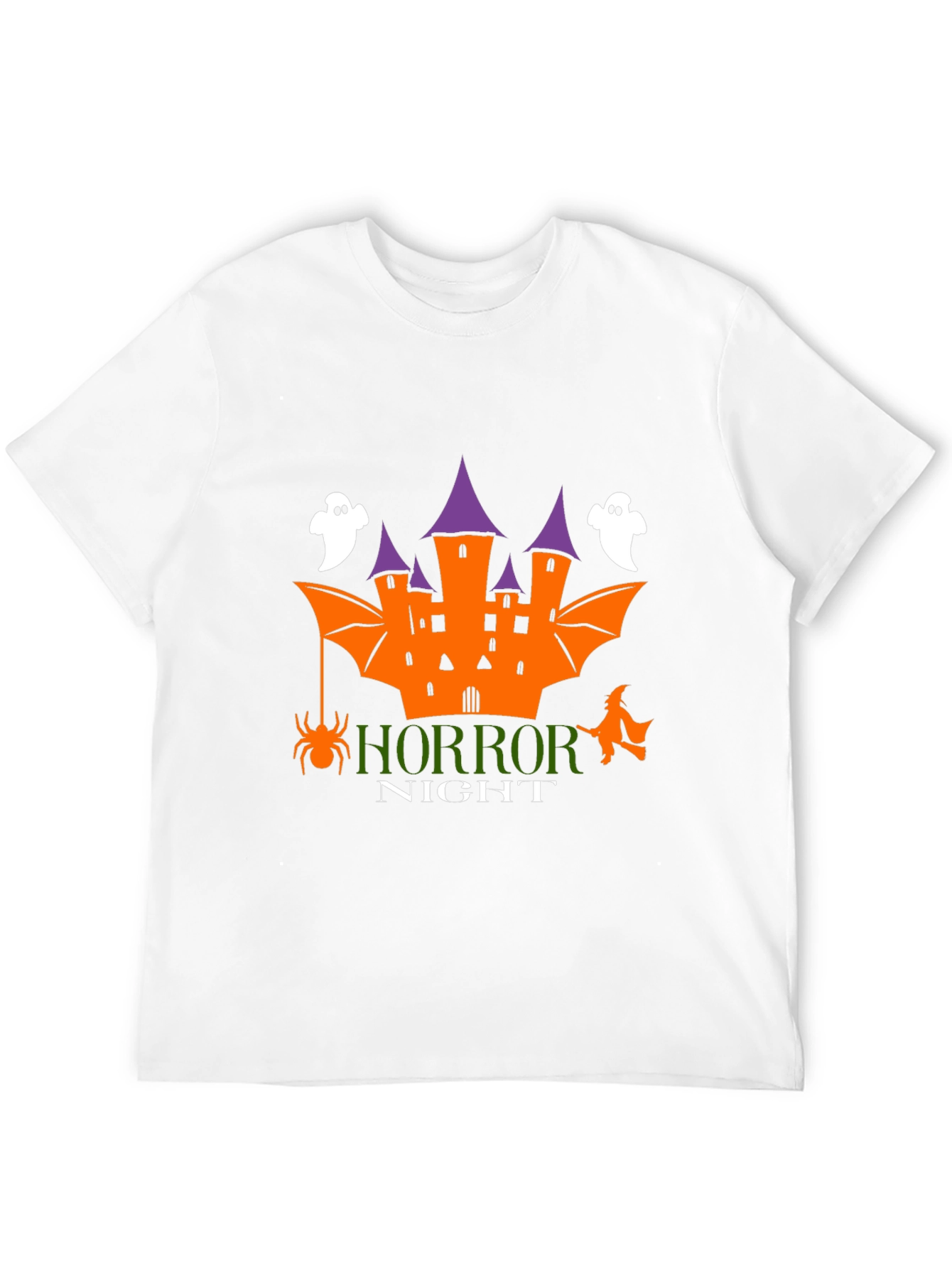 Horror Night Graphic T-Shirt Halloween Party Tee