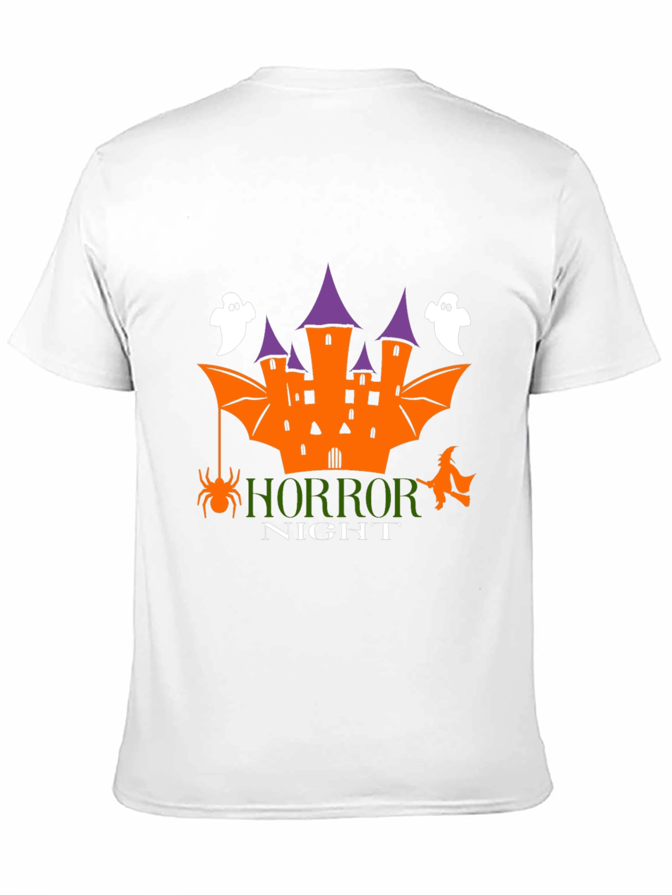 Horror Night Graphic T-Shirt Halloween Party Tee