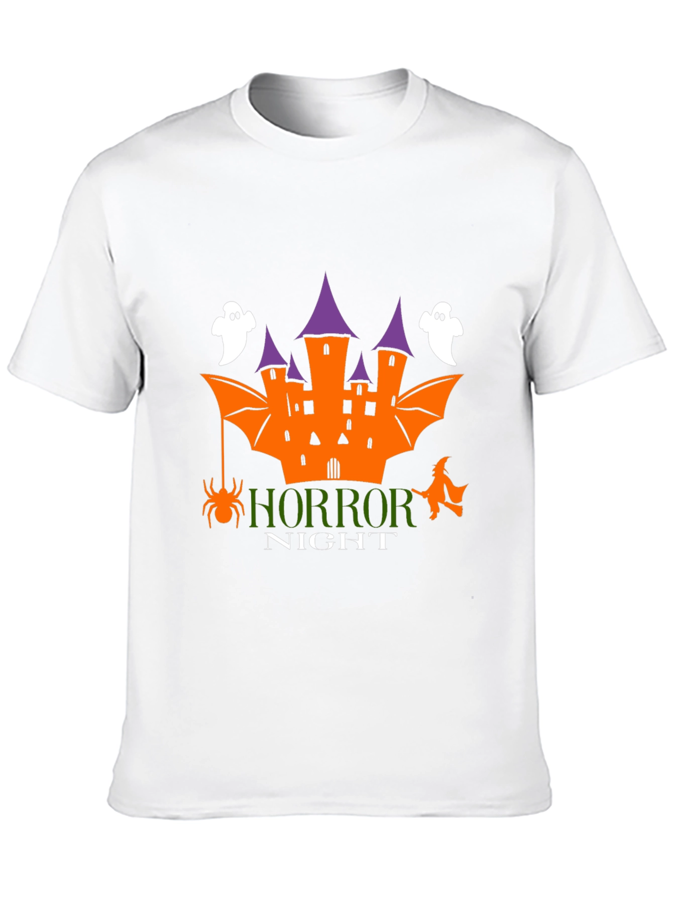 Horror Night Graphic T-Shirt Halloween Party Tee