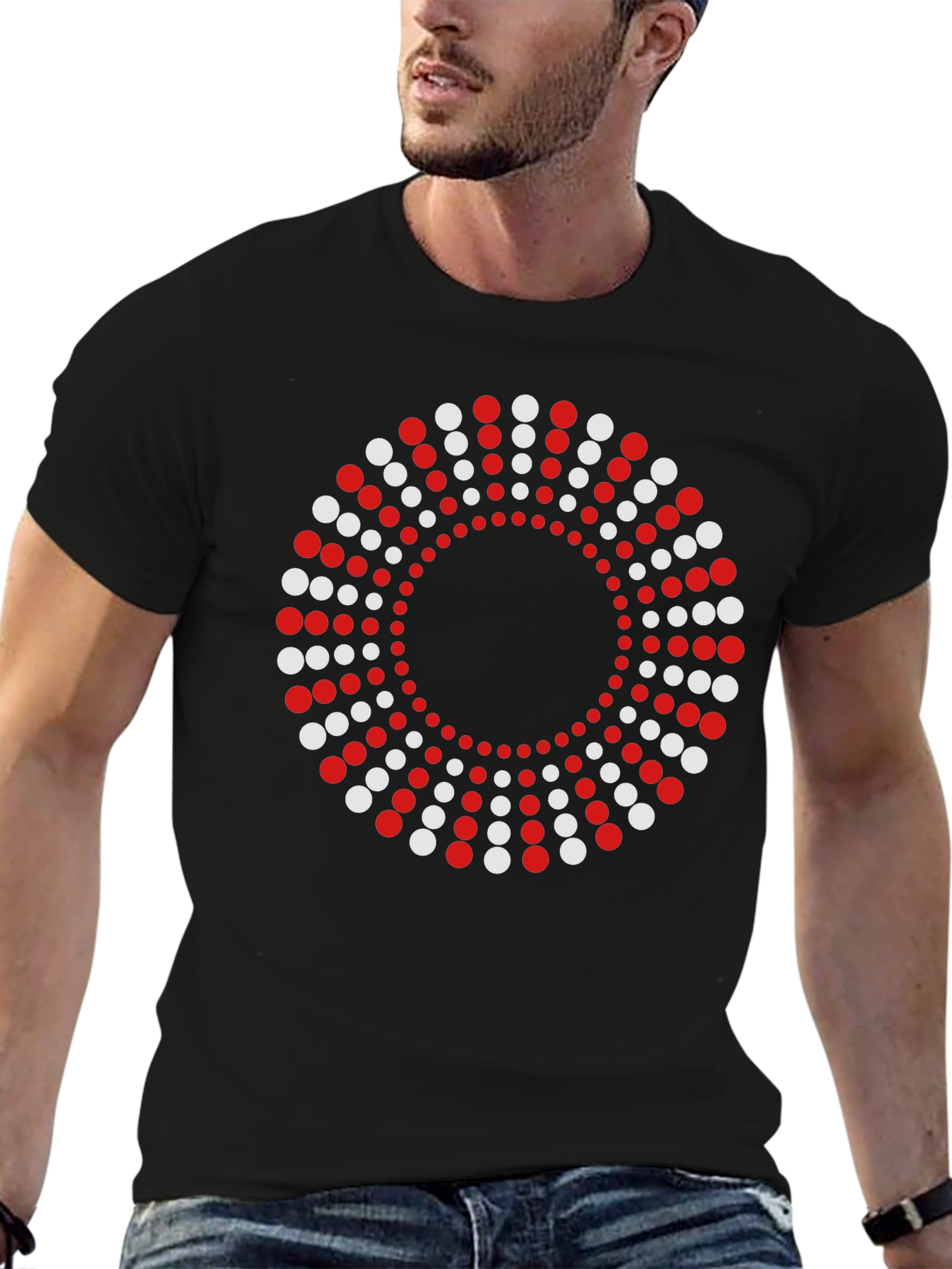 Abstract Circle Dot T-Shirt