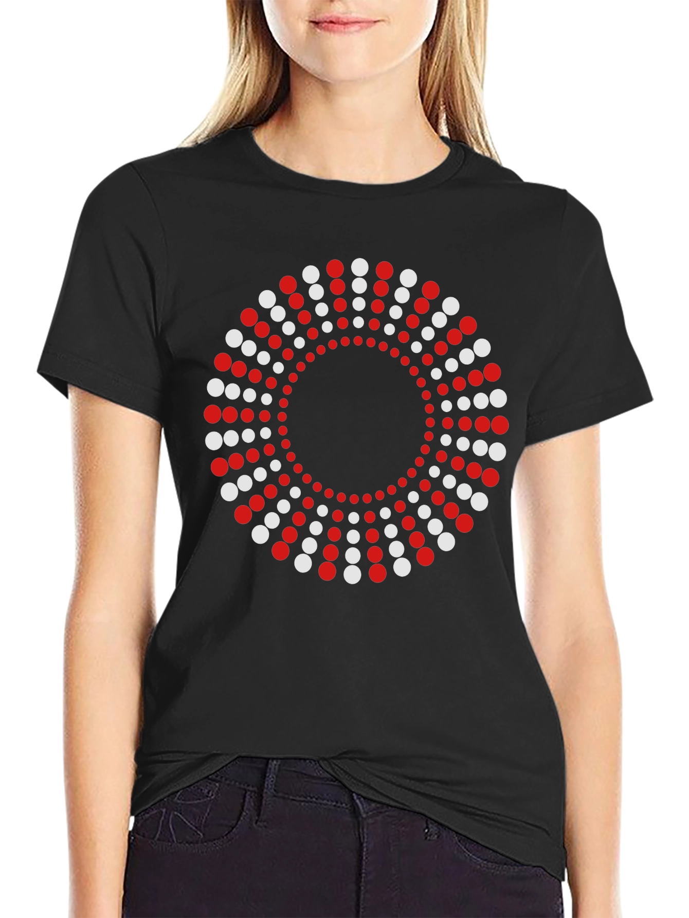 Abstract Circle Dot T-Shirt