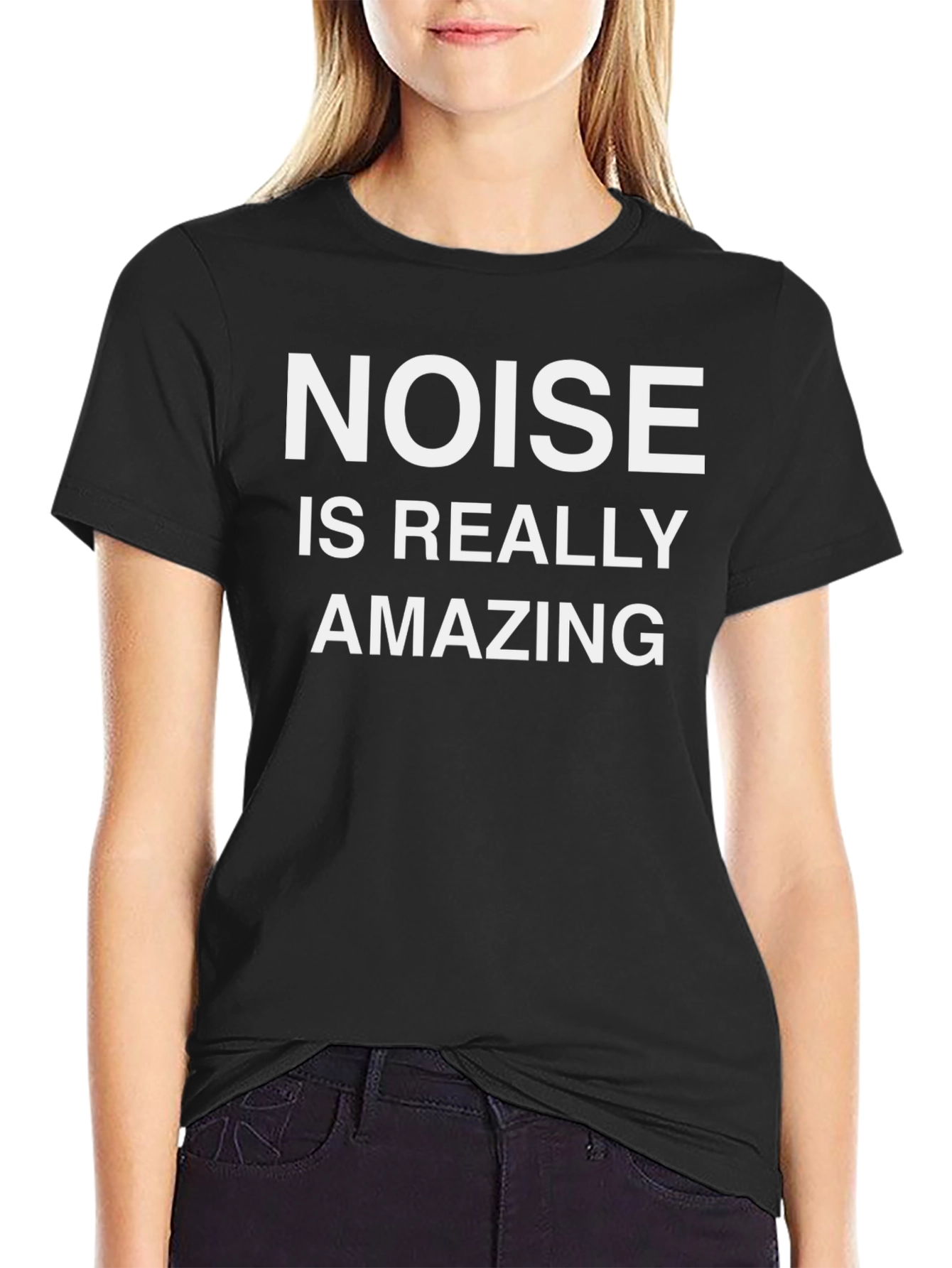 Noise is Really Amazing Black Tee