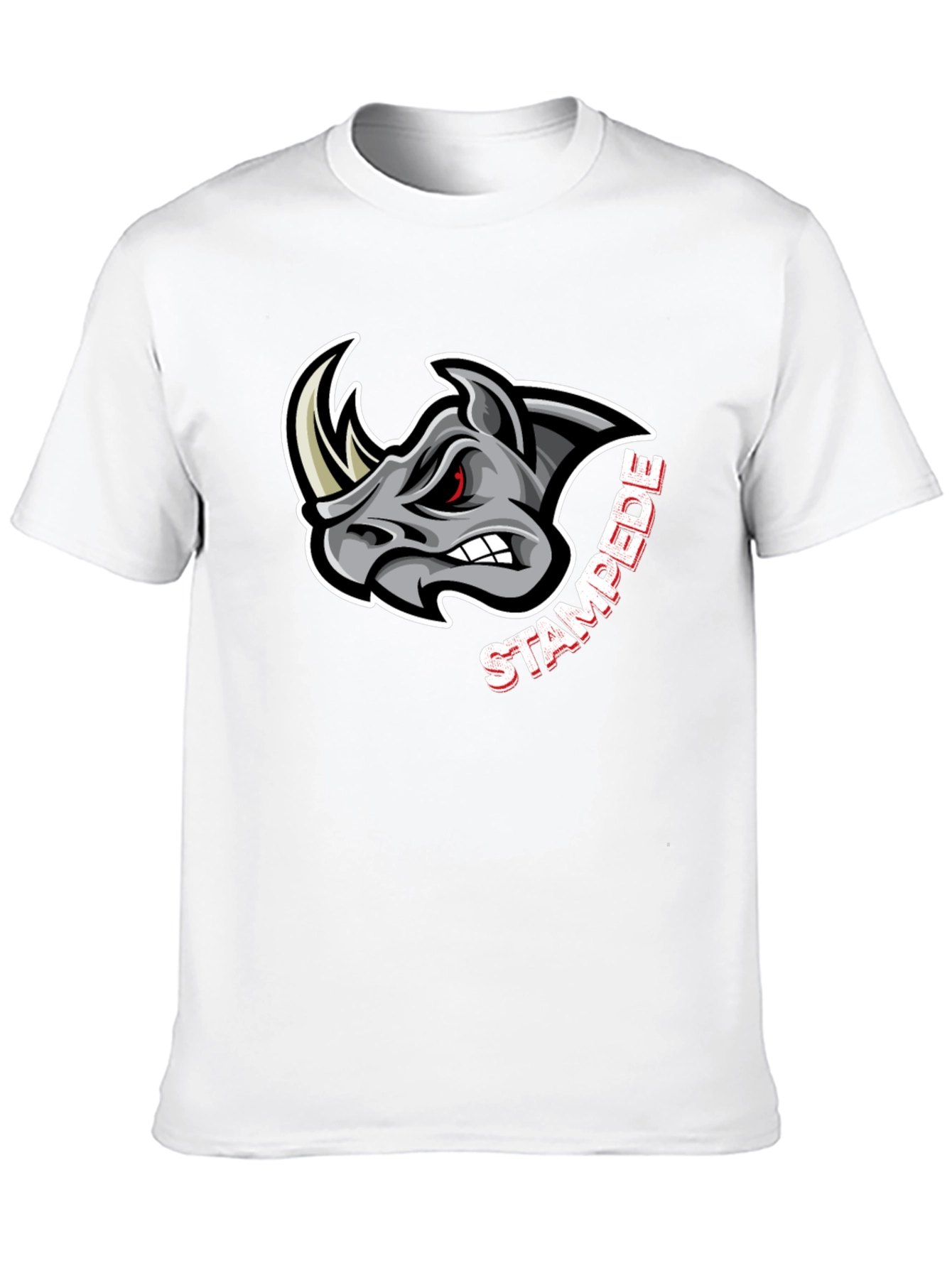 Black Rhino Stampede Graphic T-Shirt
