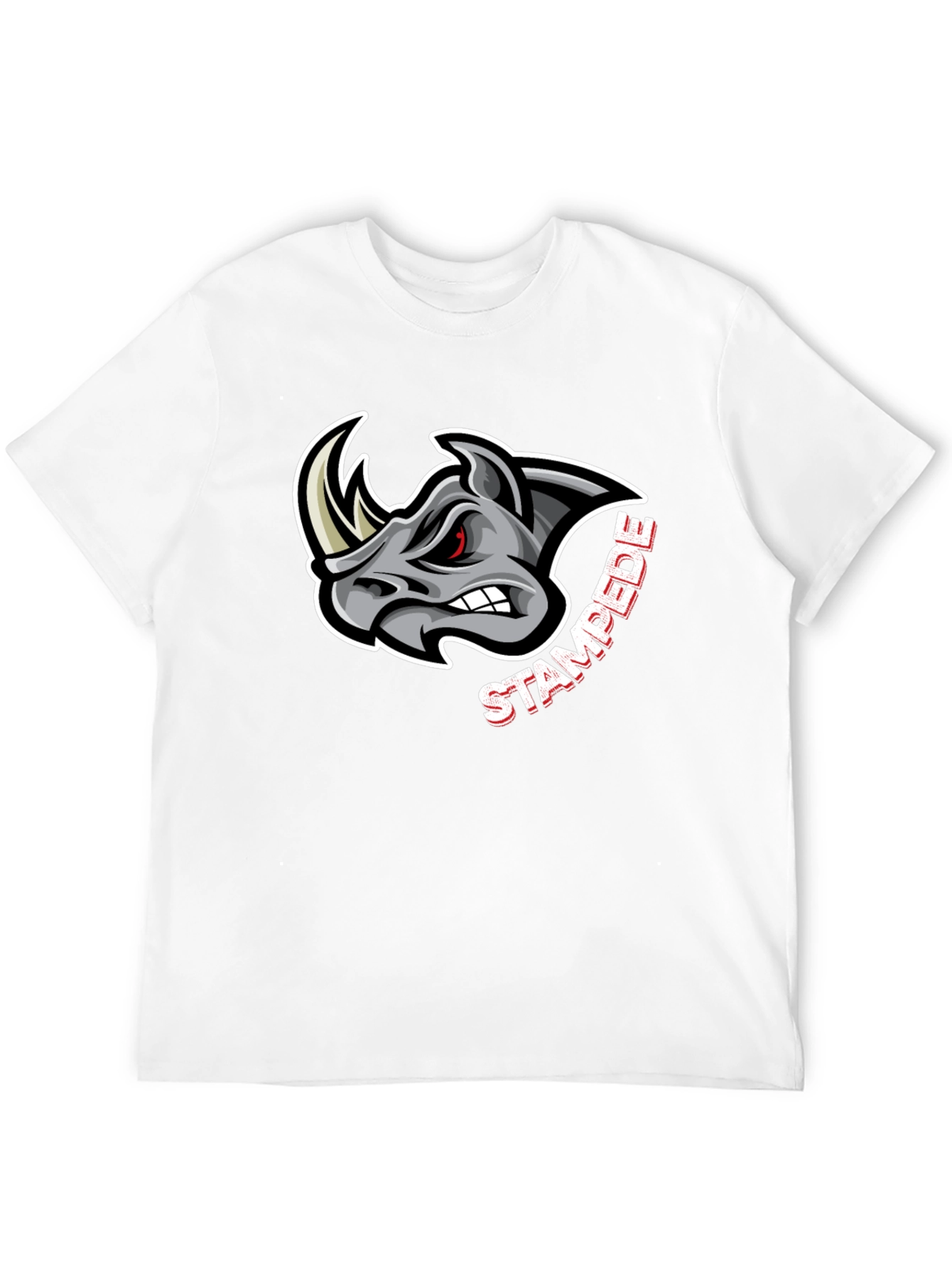 Black Rhino Stampede Graphic T-Shirt