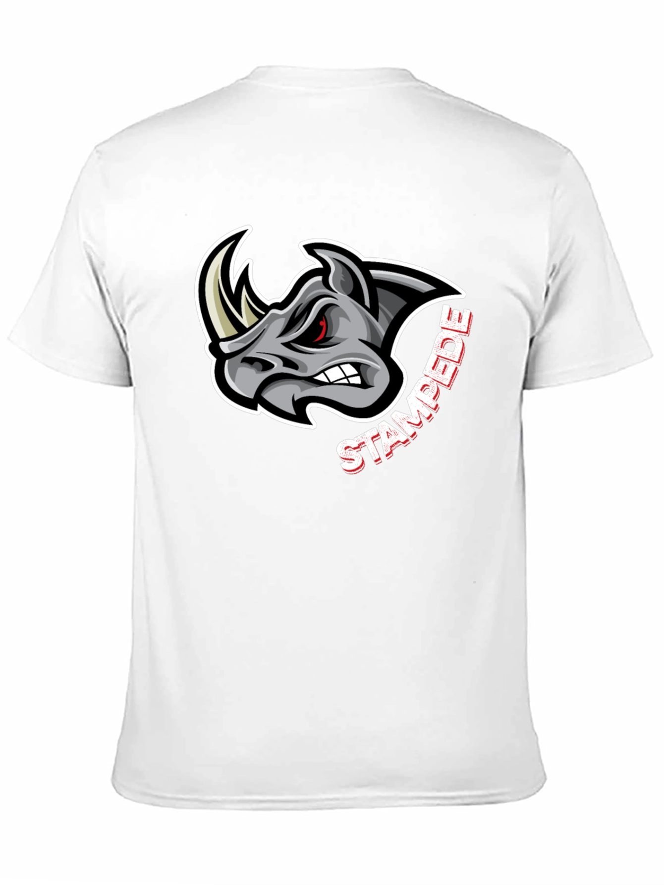 Black Rhino Stampede Graphic T-Shirt